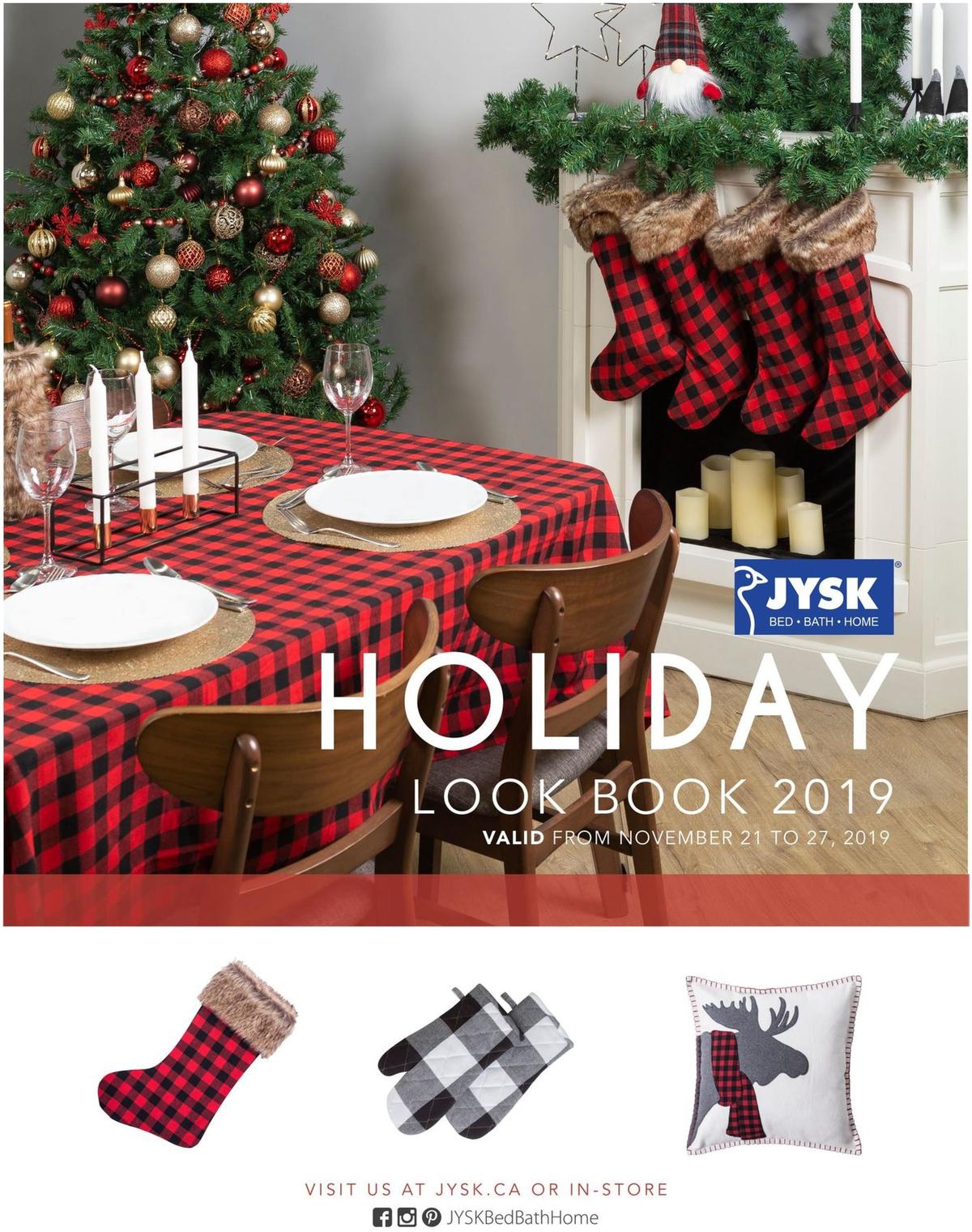 JYSK Christmas Look Book Flyer from November 21