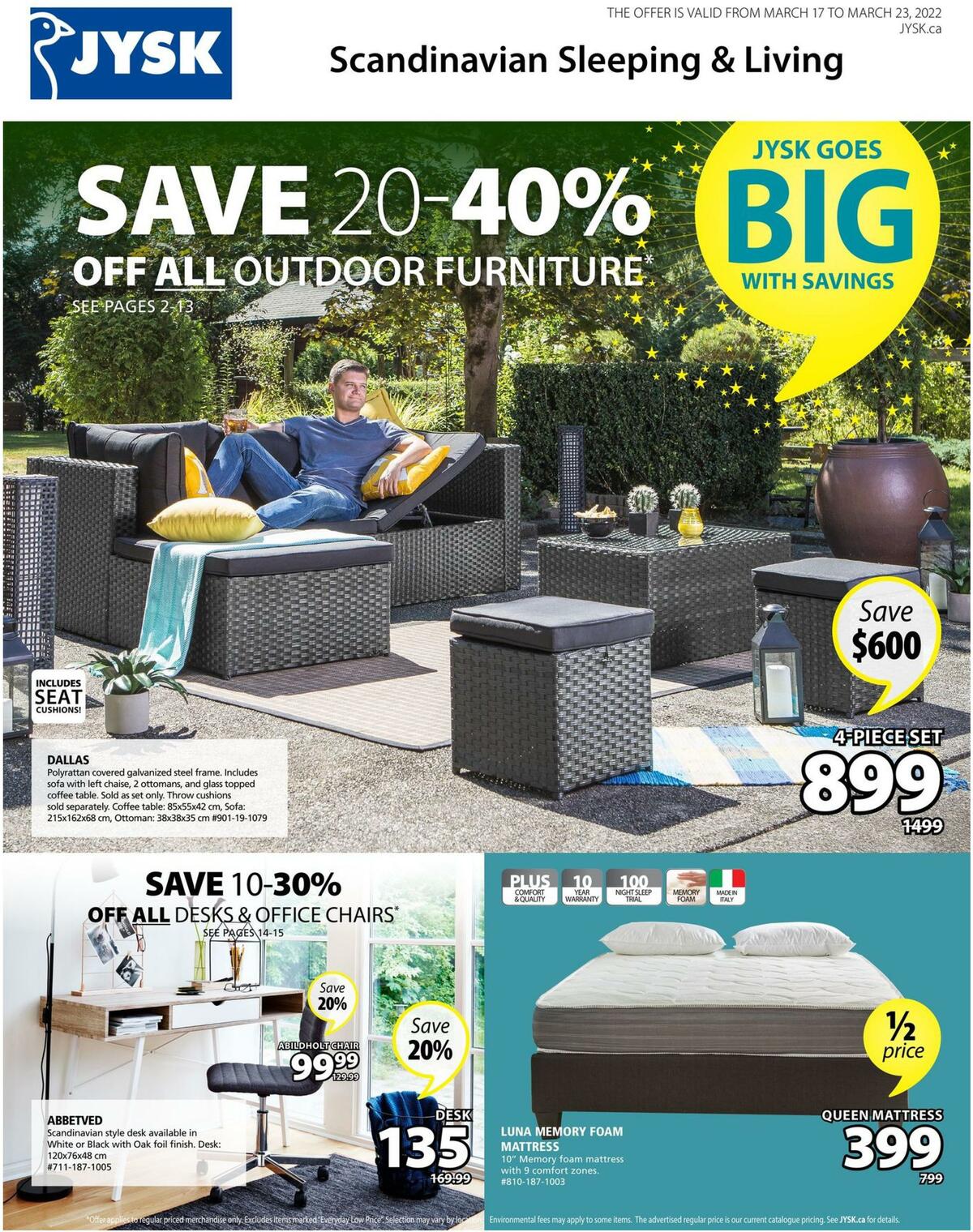 JYSK Flyer from March 17