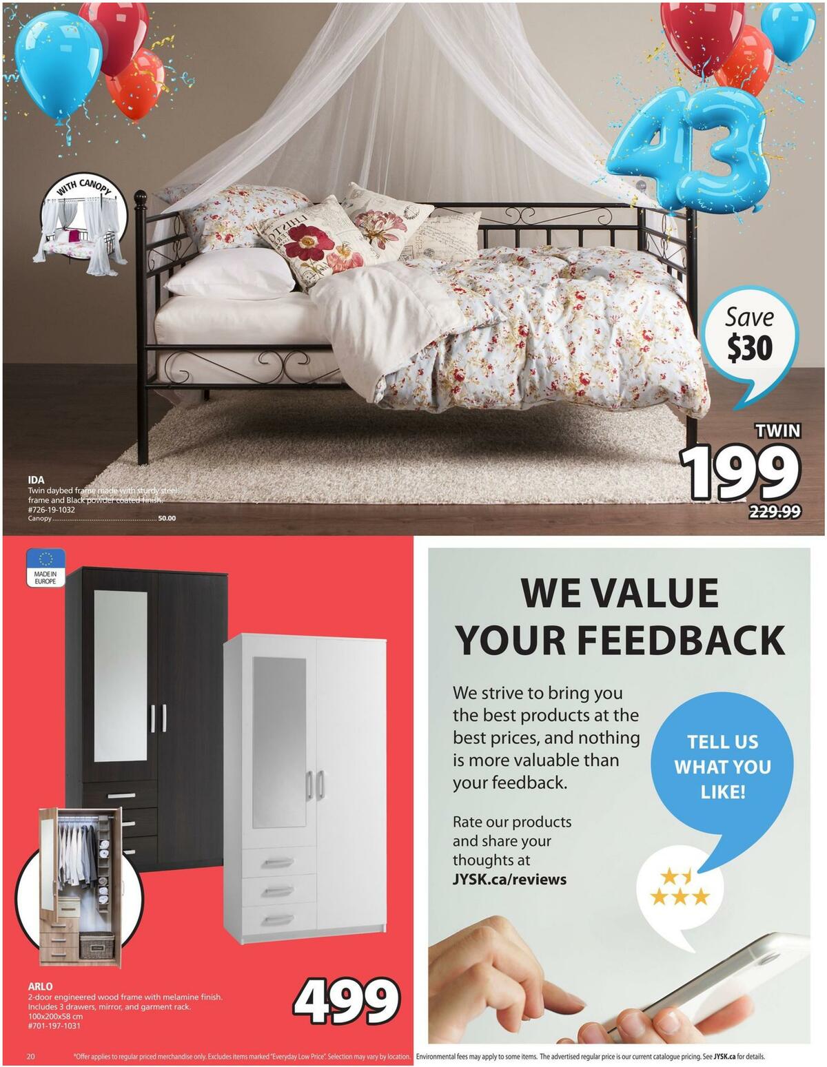 JYSK Flyer from March 31