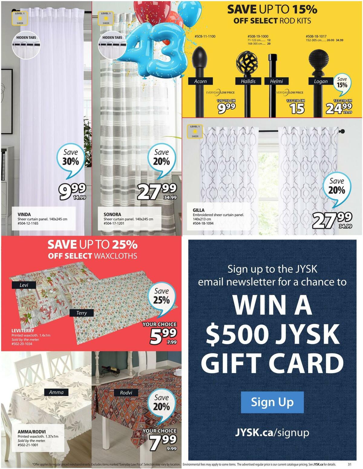 JYSK Flyer from March 31