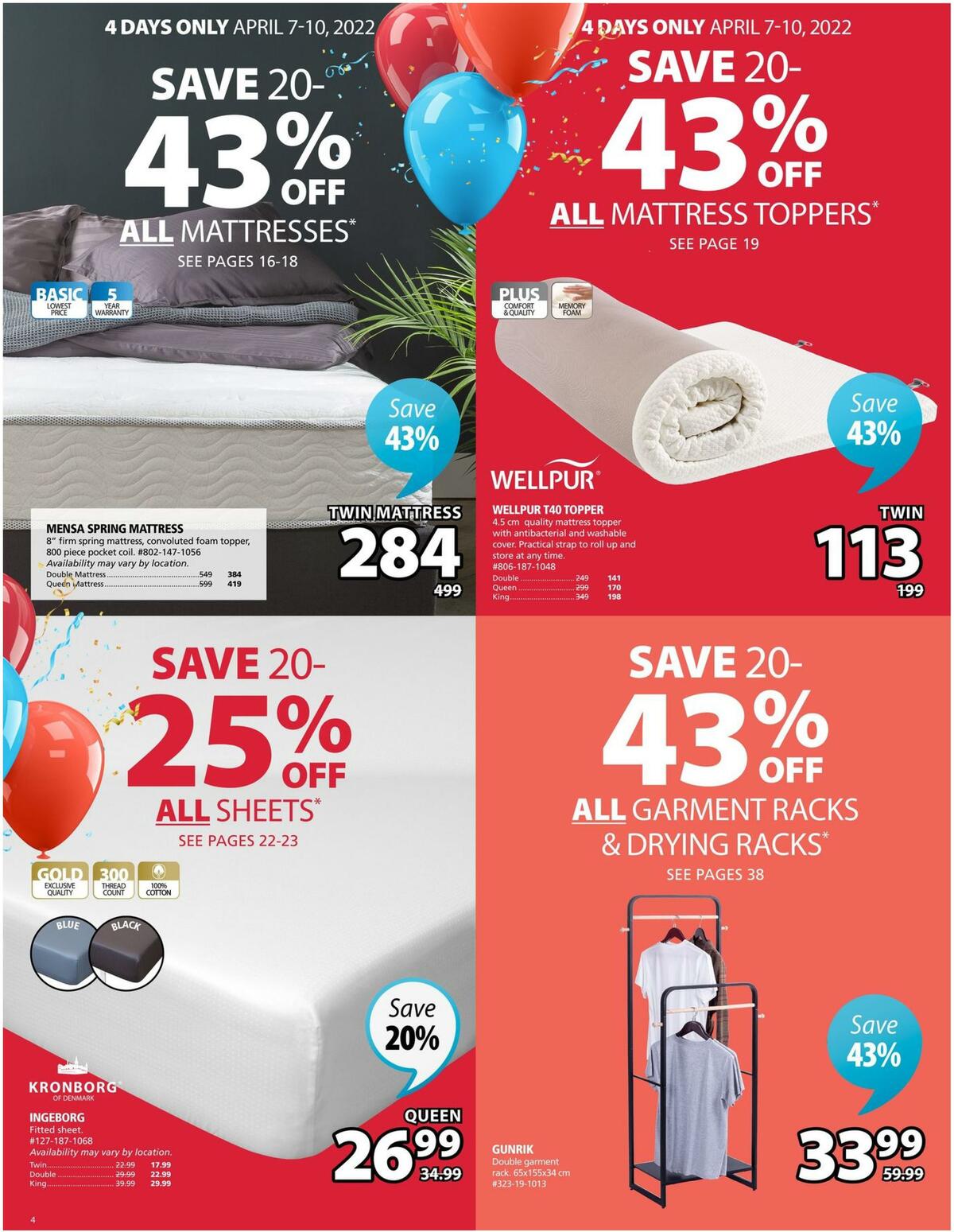 JYSK Flyer from April 7