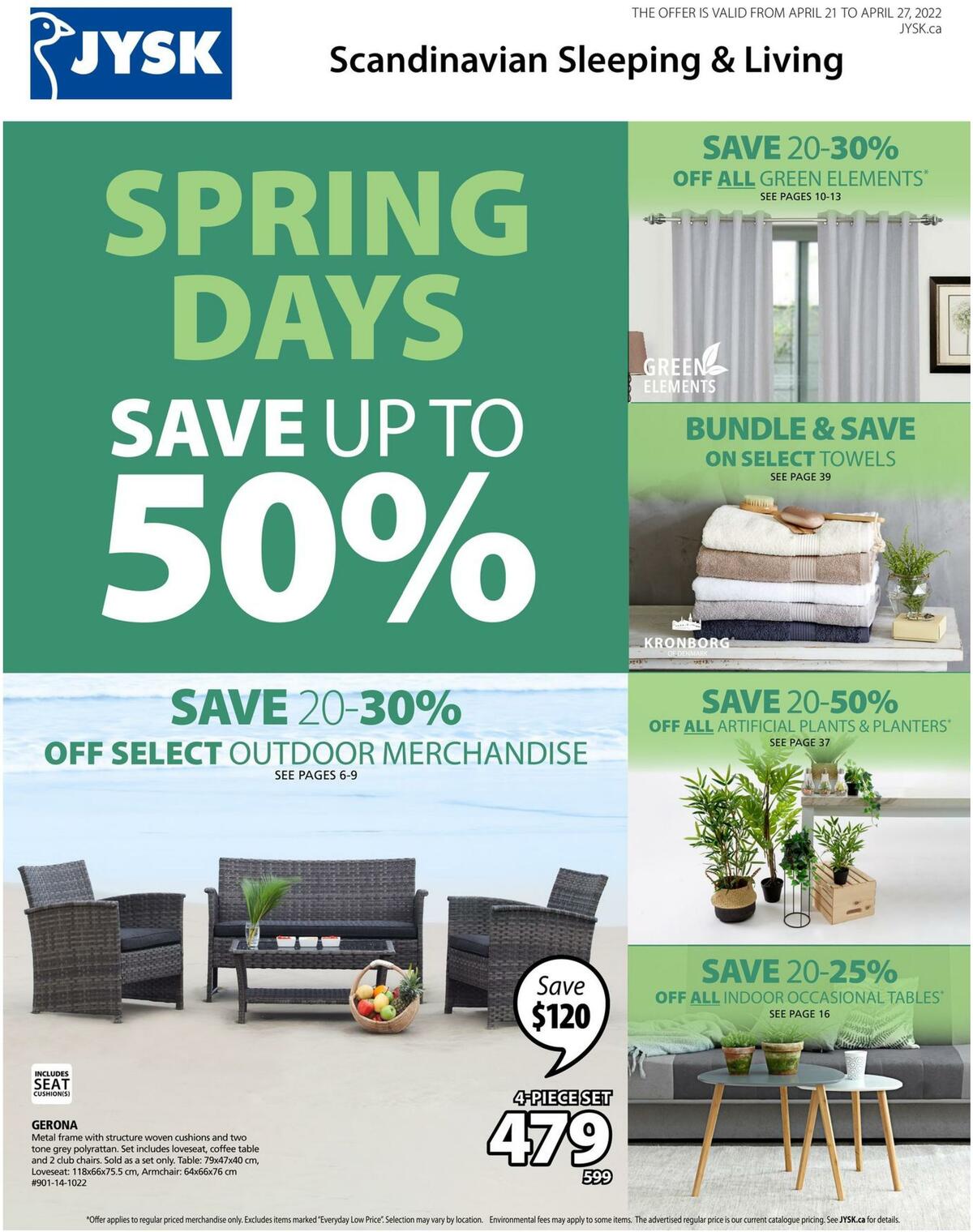 JYSK Flyer from April 21