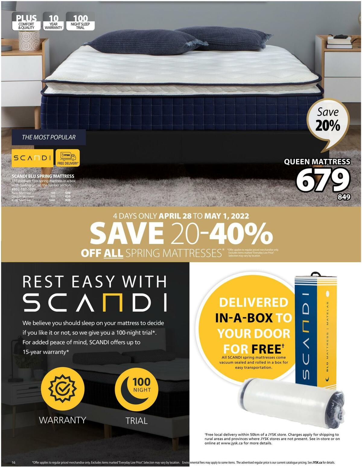 JYSK Flyer from April 28