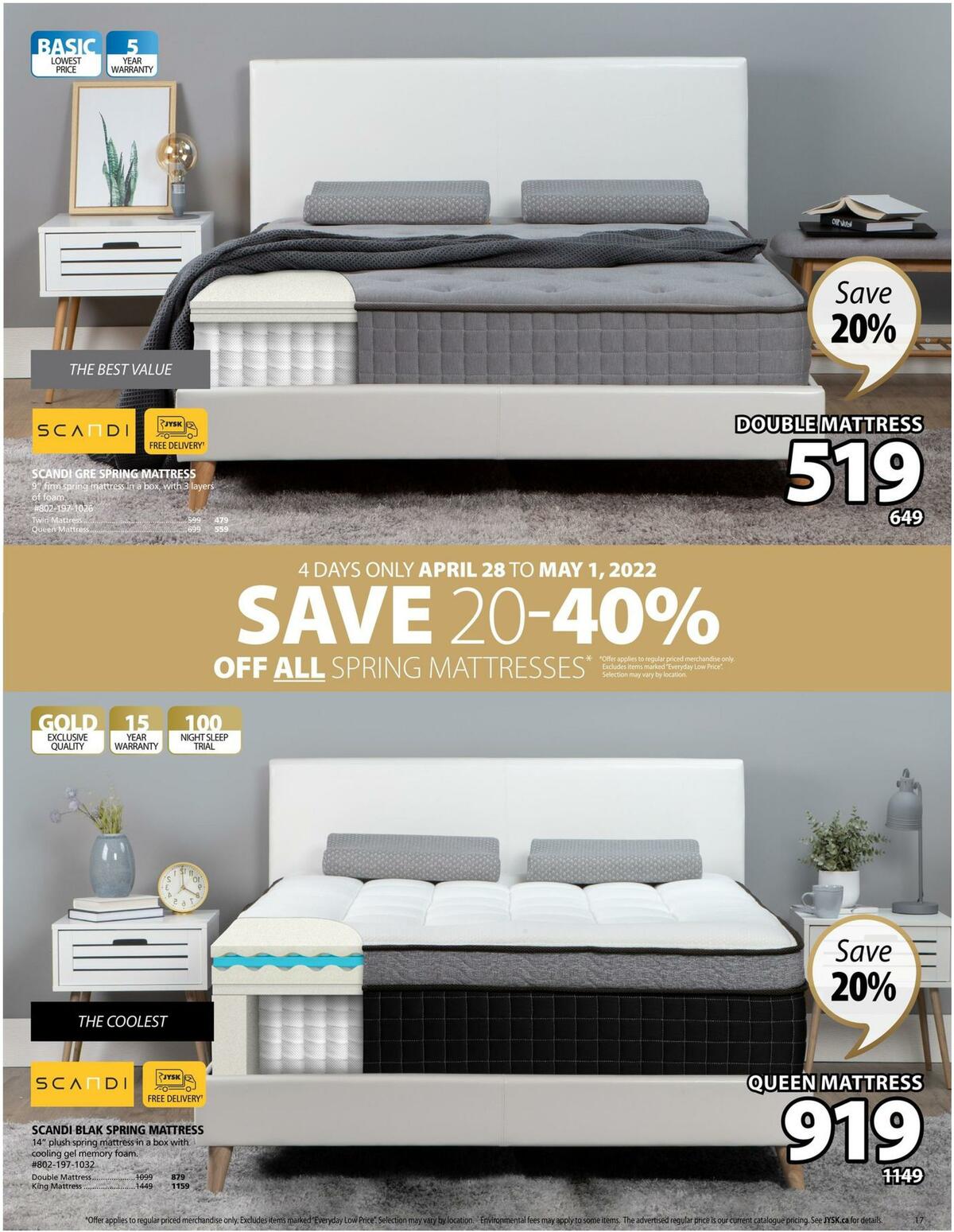 JYSK Flyer from April 28