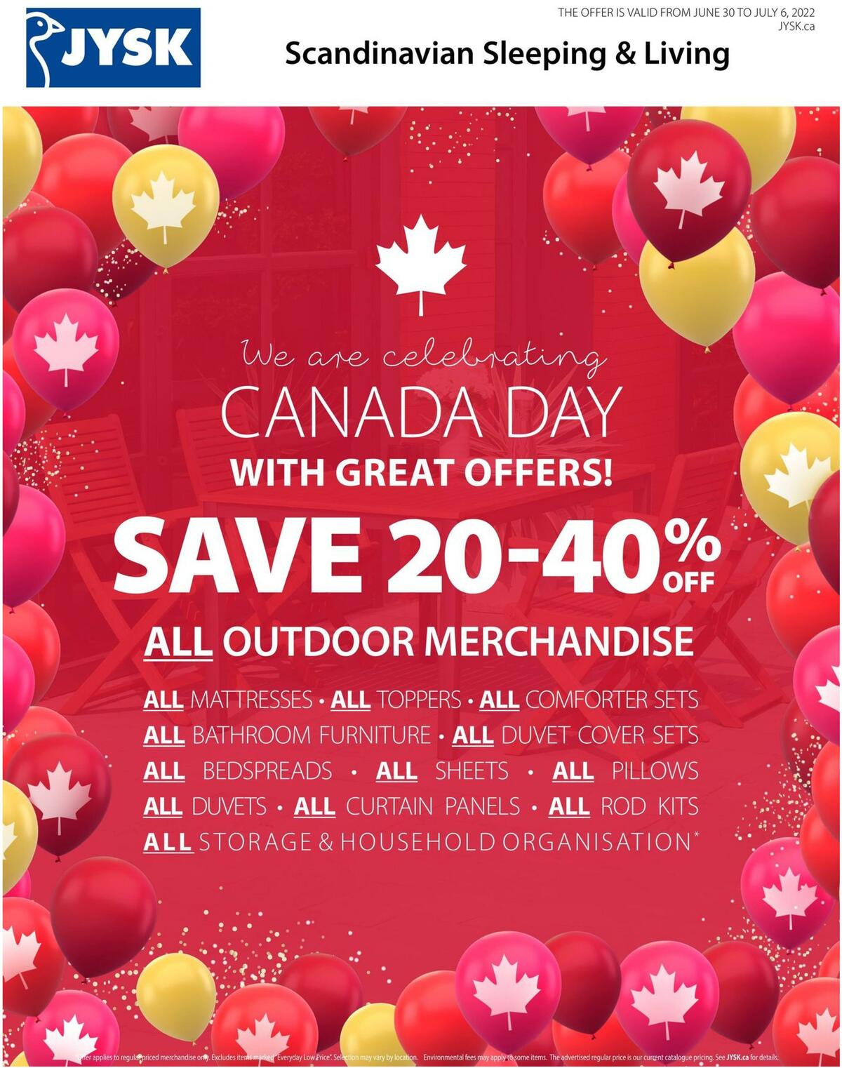 JYSK Flyer from June 30