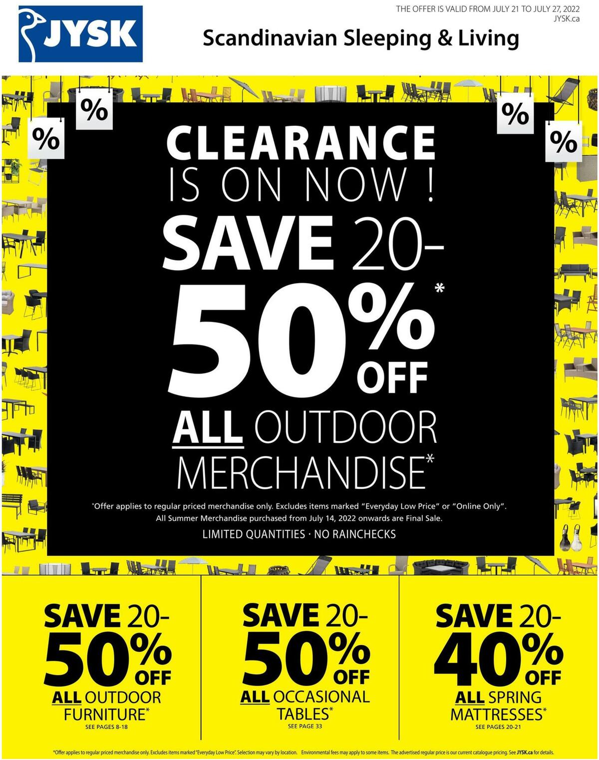 JYSK Flyer from July 21