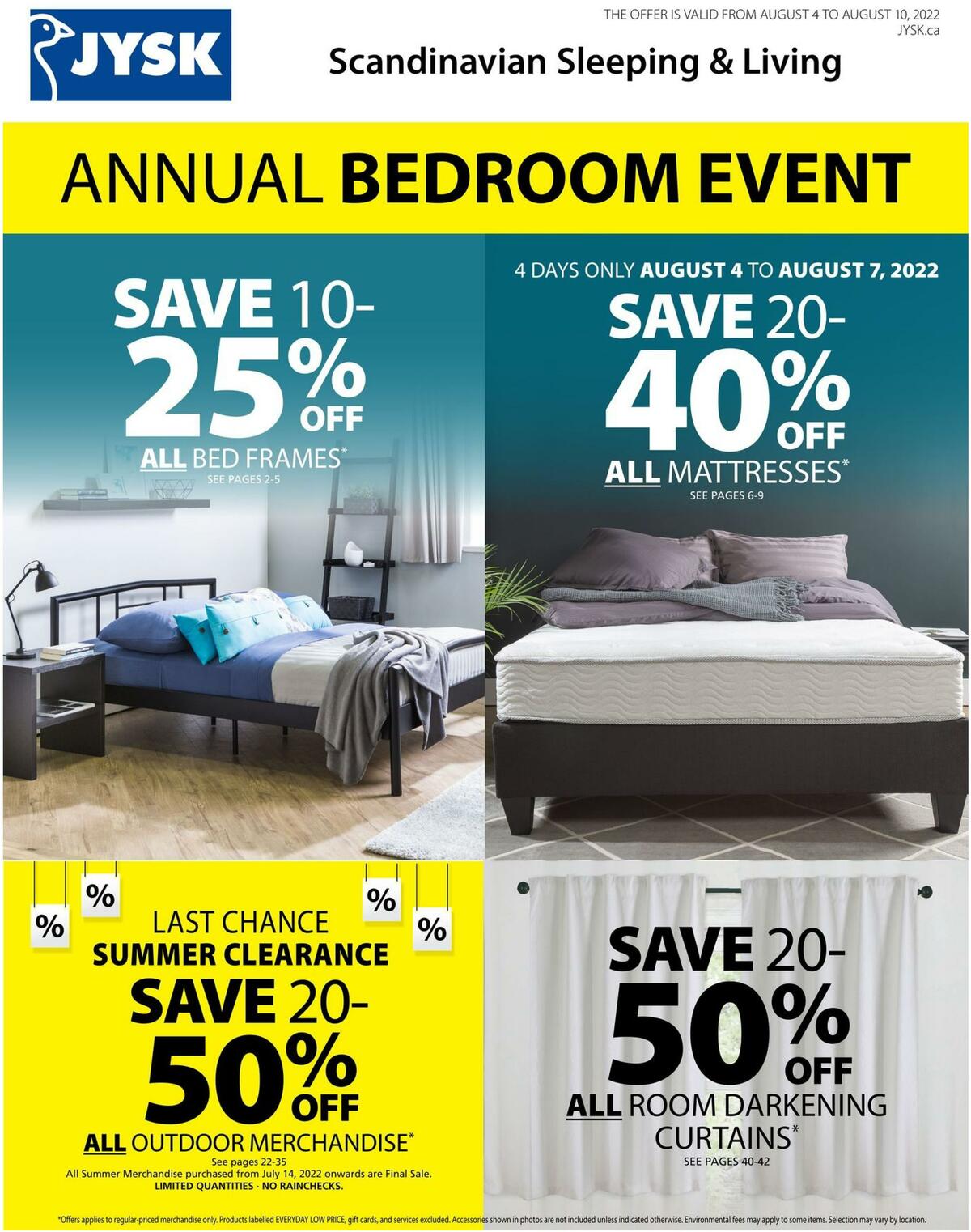 JYSK Flyer from August 4