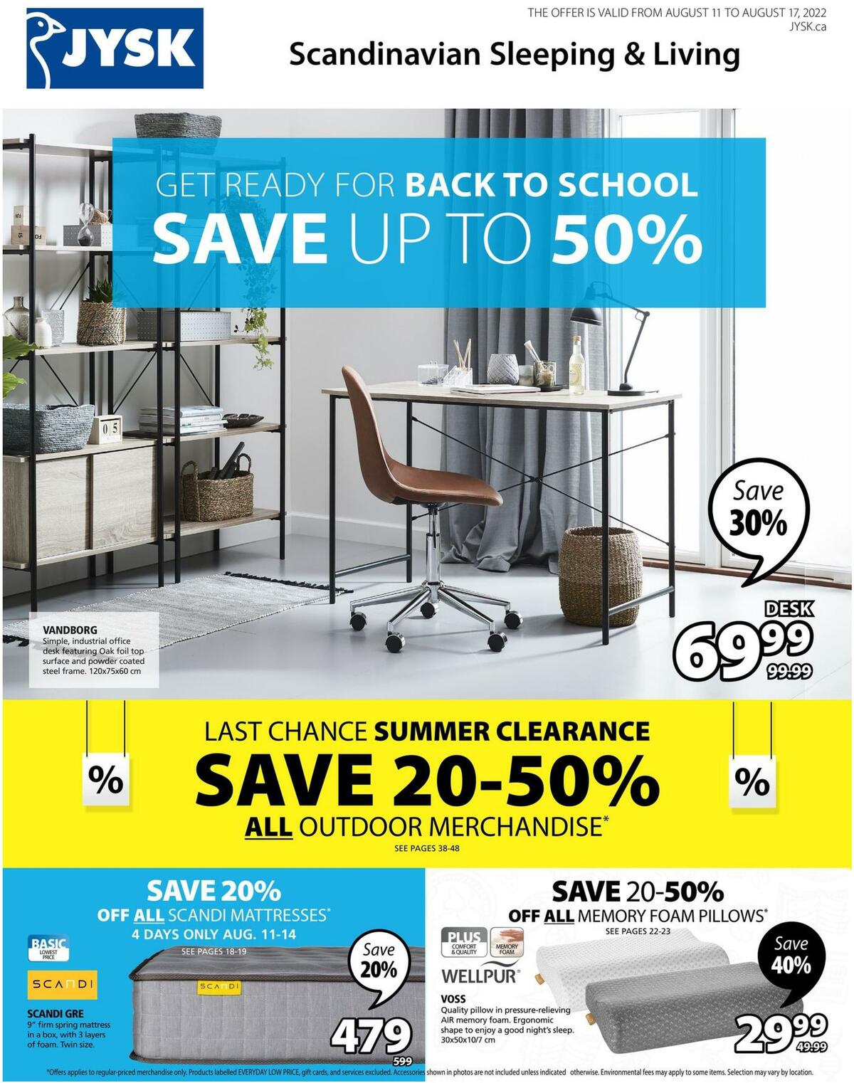 JYSK Flyer from August 11