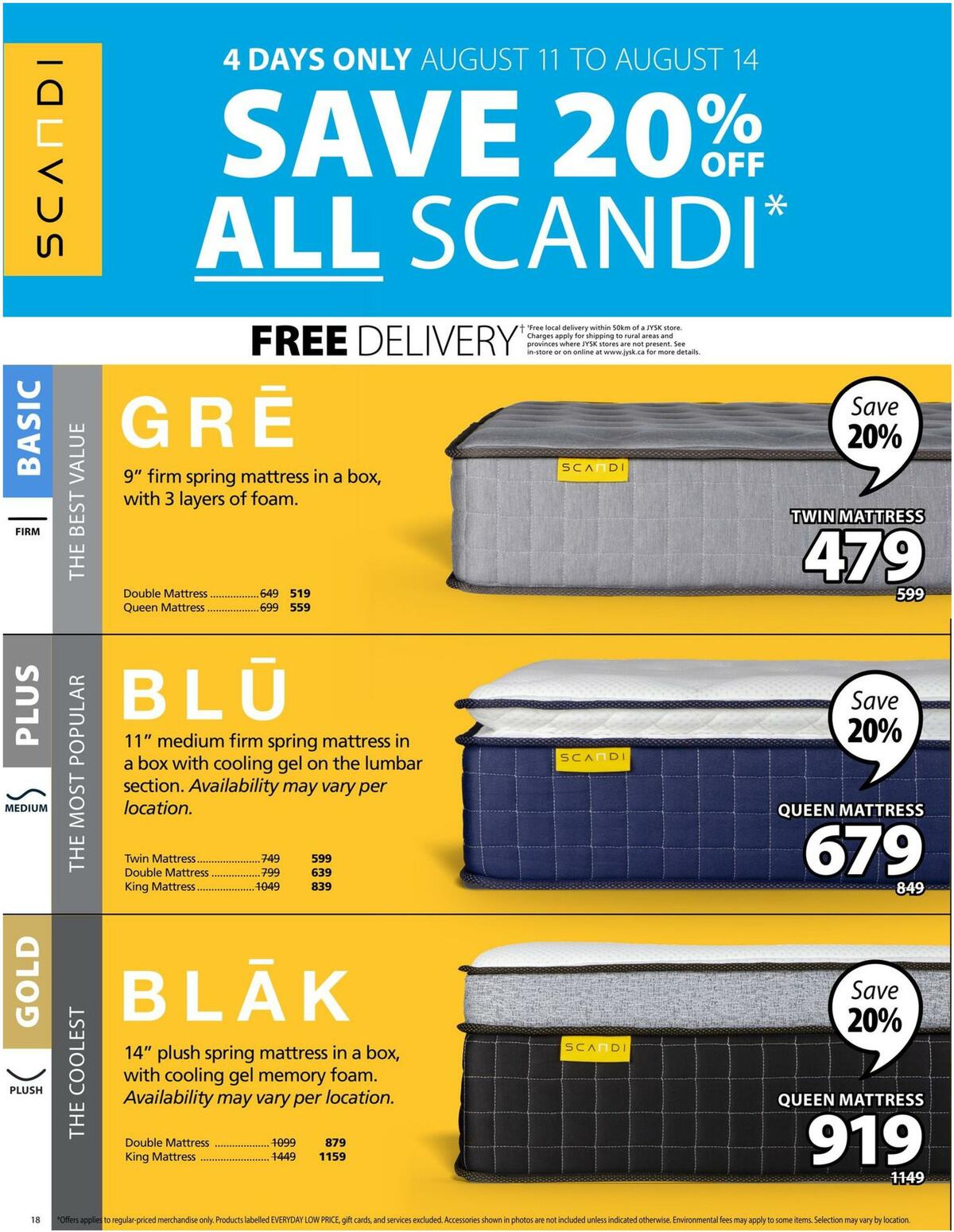 JYSK Flyer from August 11