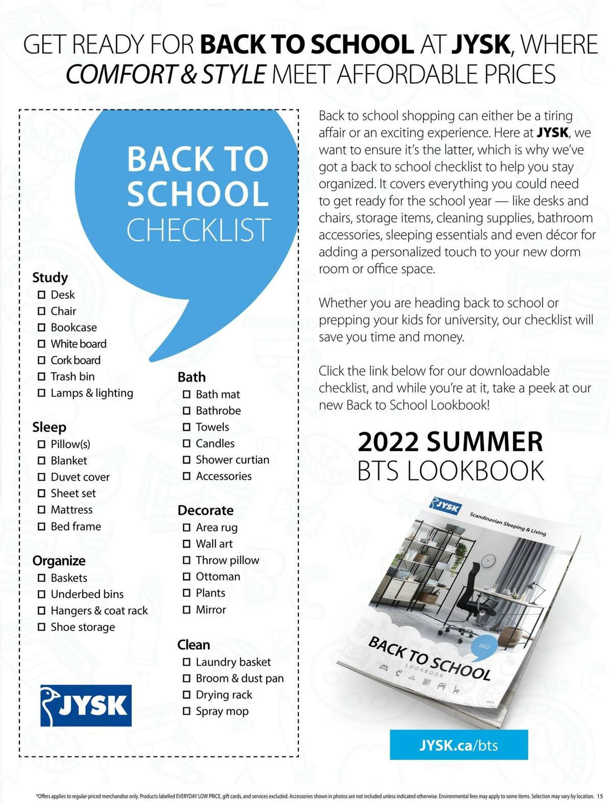 JYSK Flyer from August 18