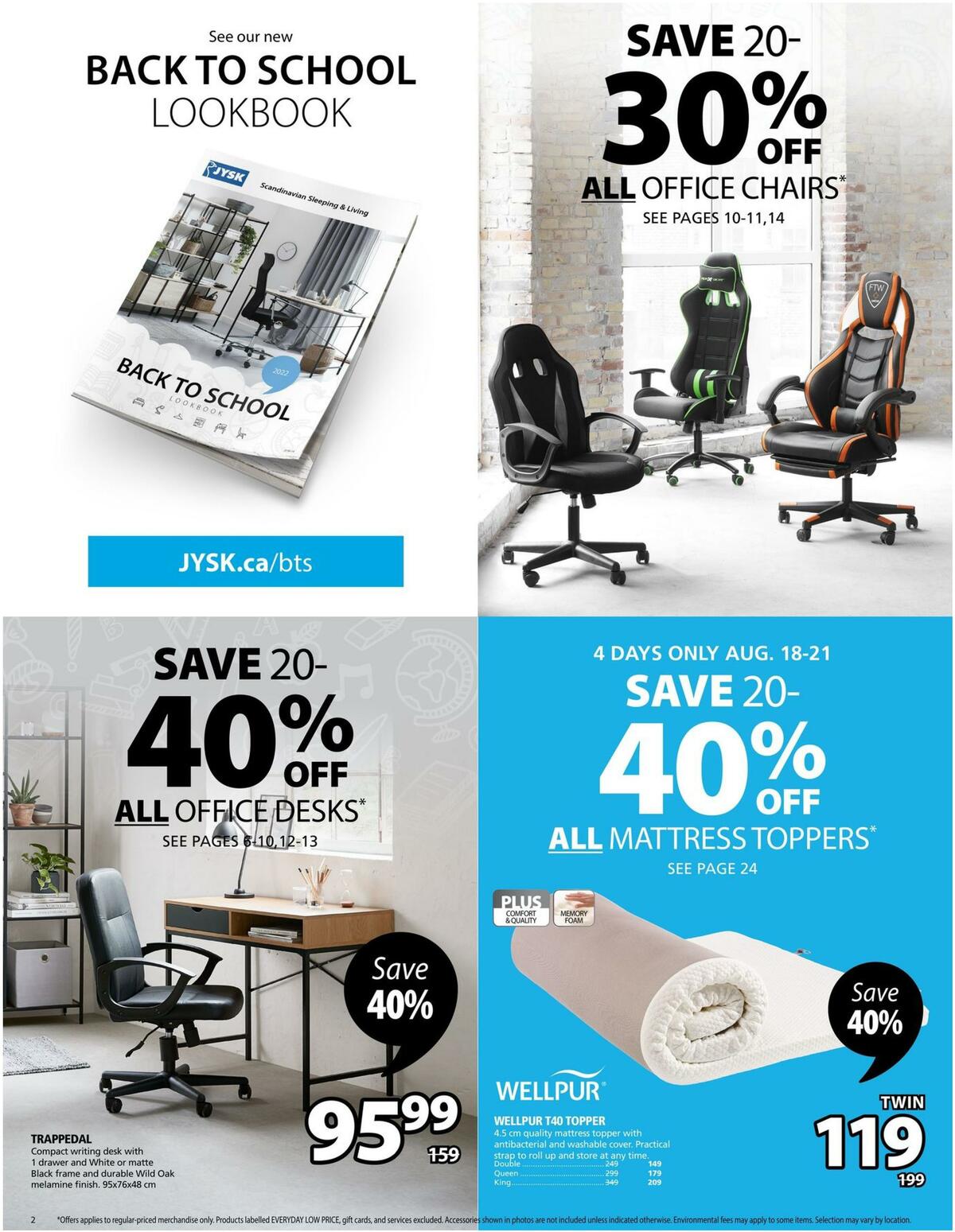 JYSK Flyer from August 18