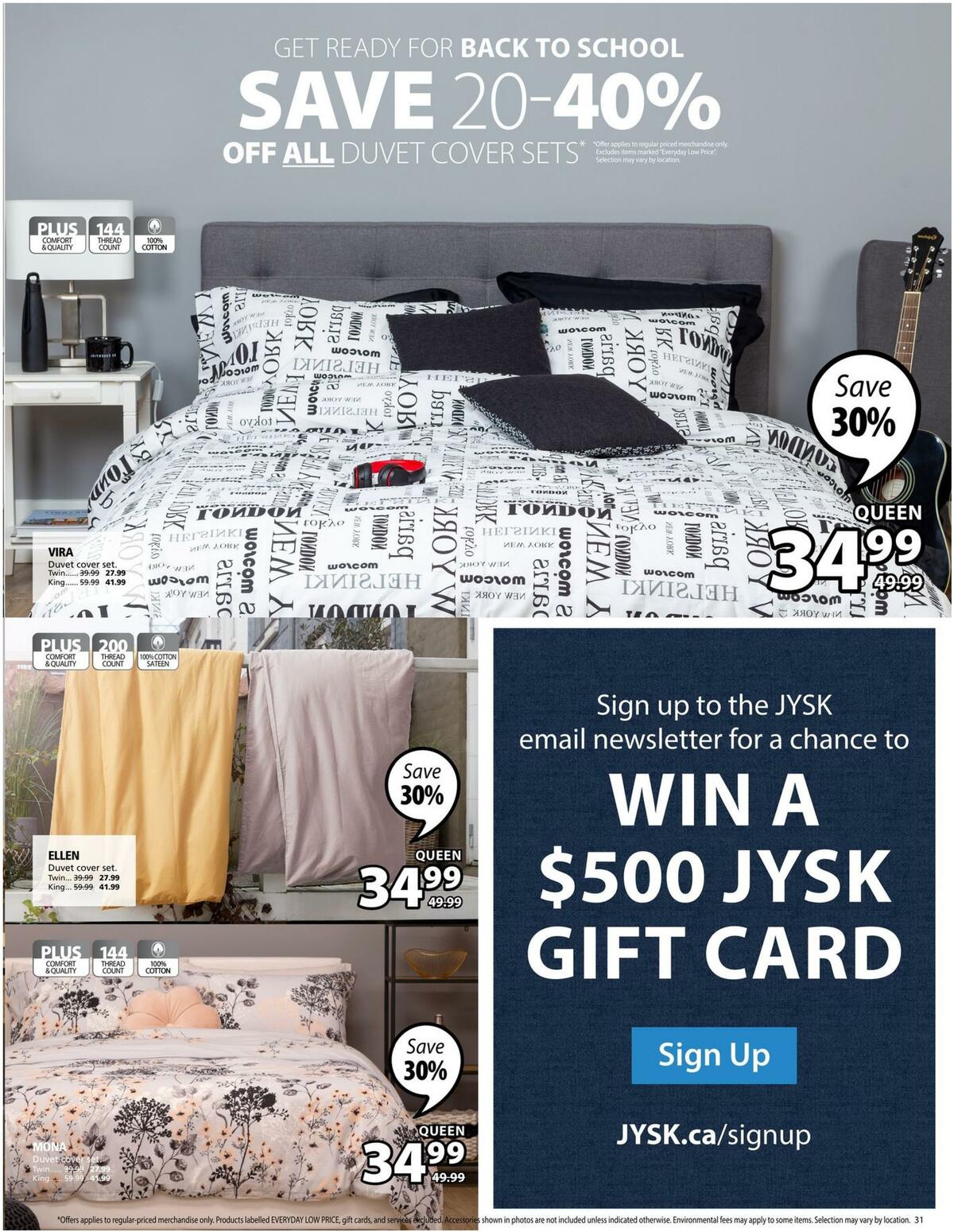 JYSK Flyer from August 18