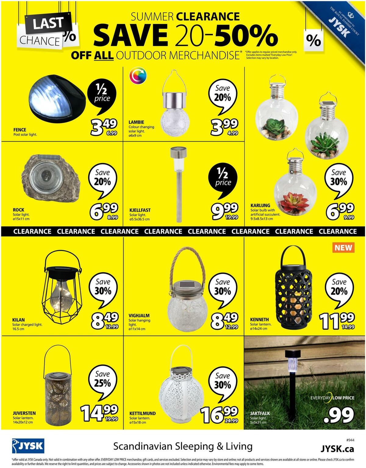 JYSK Flyer from August 18