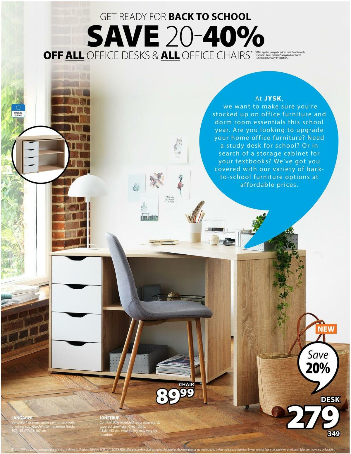 JYSK Flyer from August 18