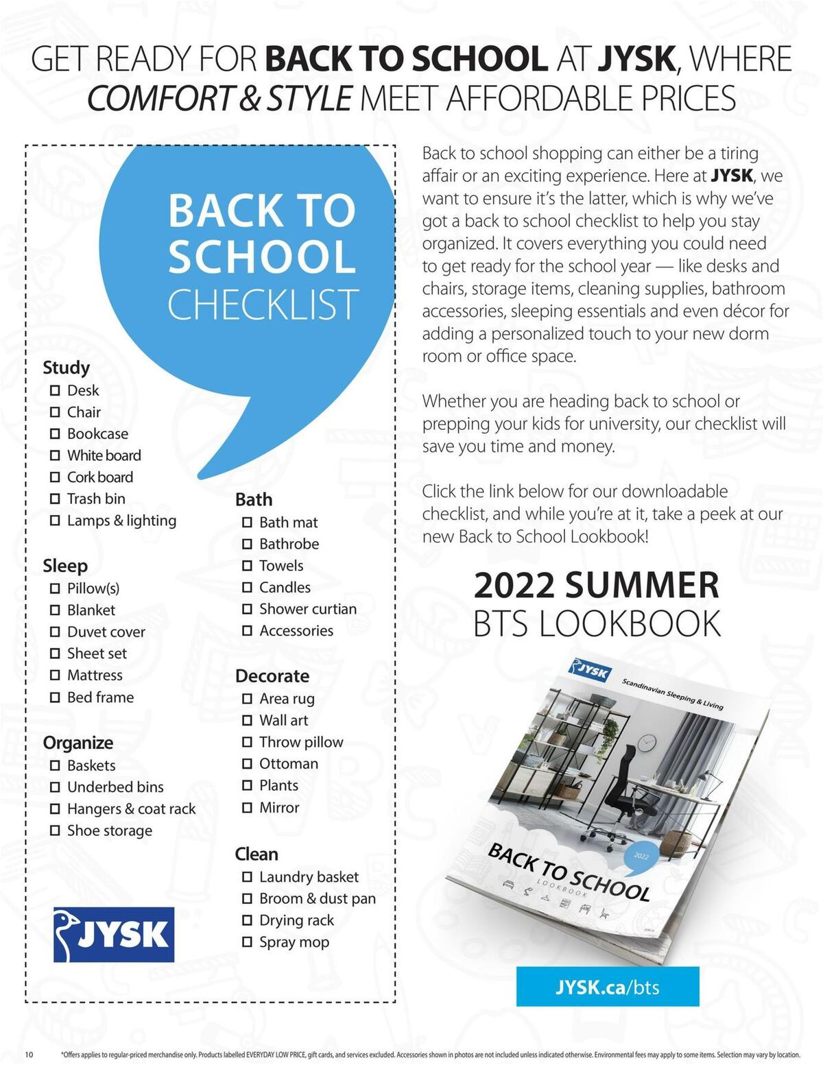 JYSK Flyer from August 25