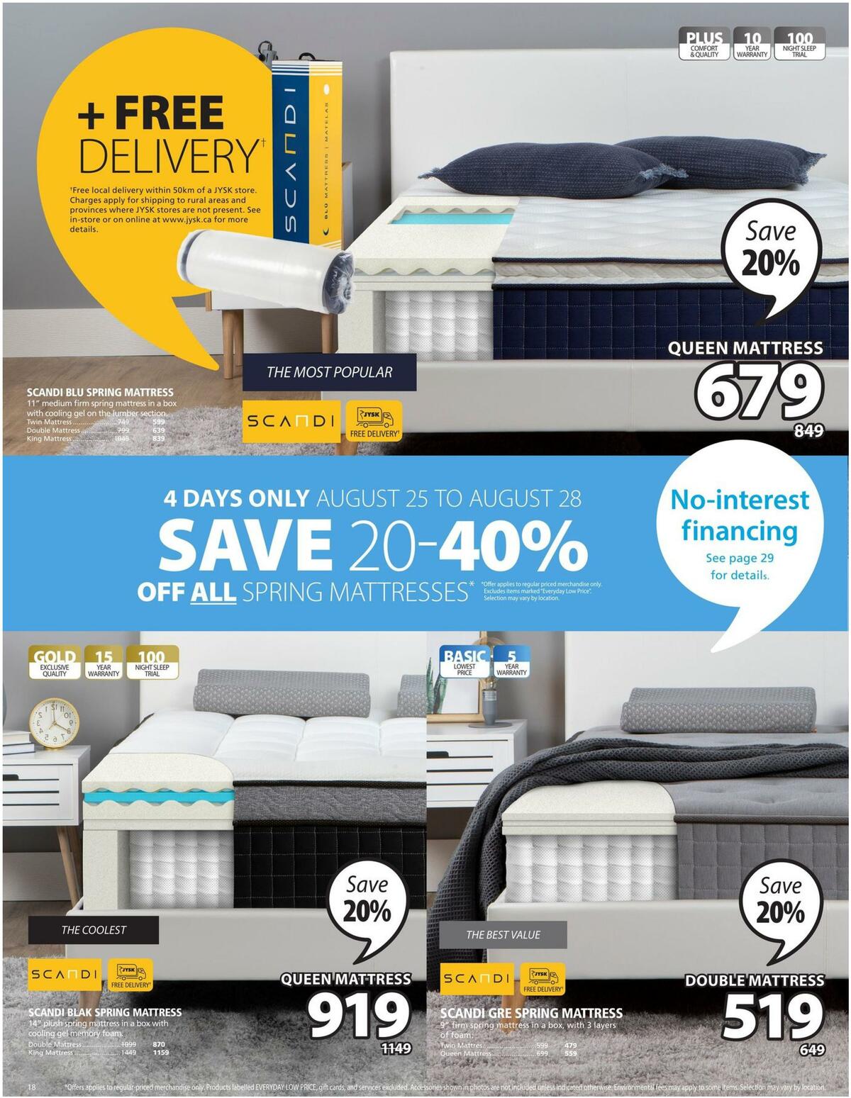 JYSK Flyer from August 25