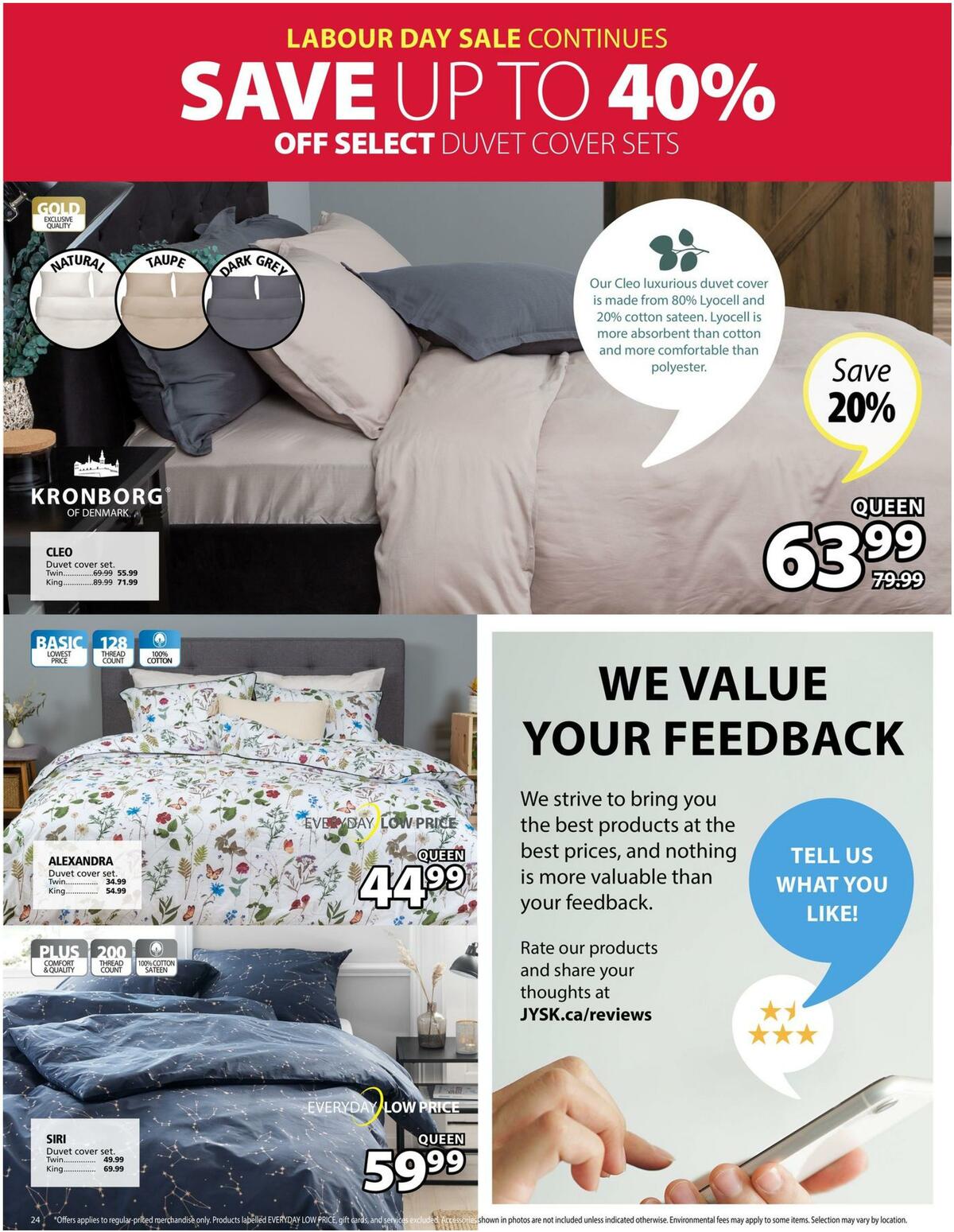 JYSK Flyer from September 8