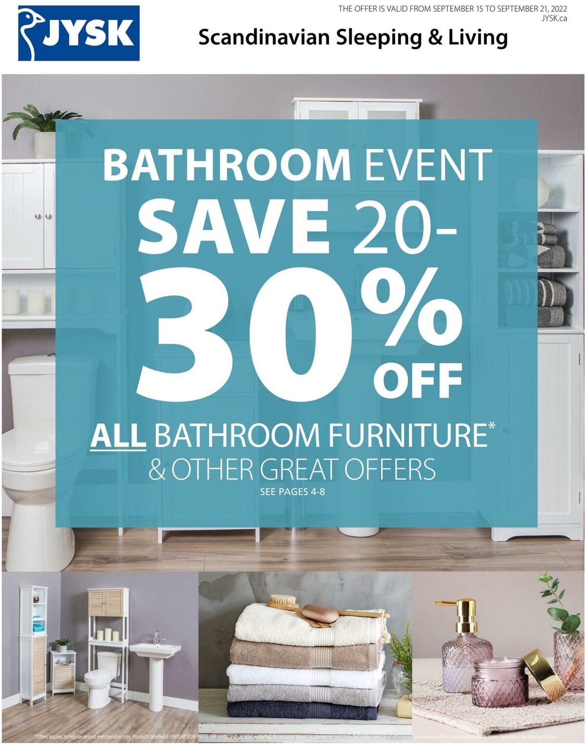 JYSK Flyer from September 15