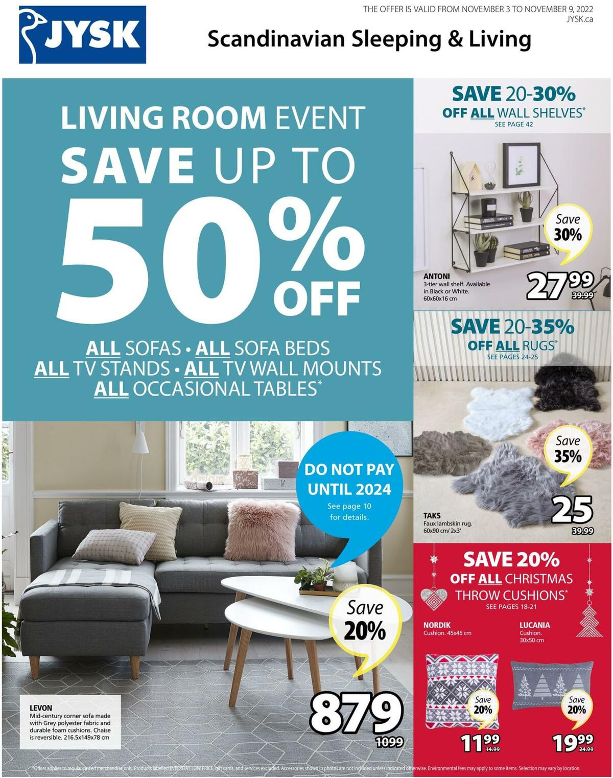 JYSK Flyer from November 3