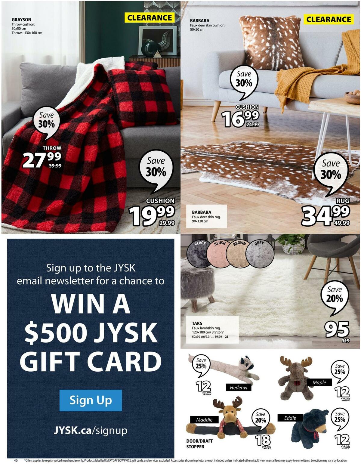 JYSK Flyer from November 17