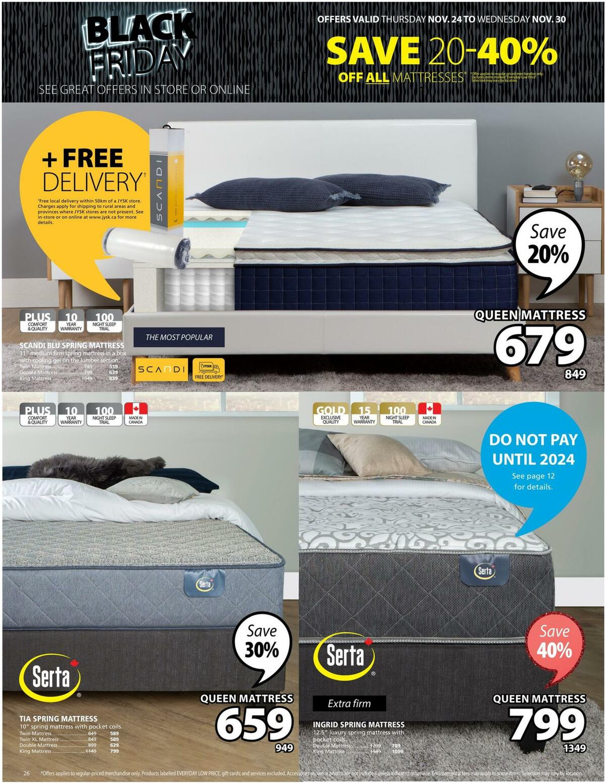 JYSK Flyer from November 24