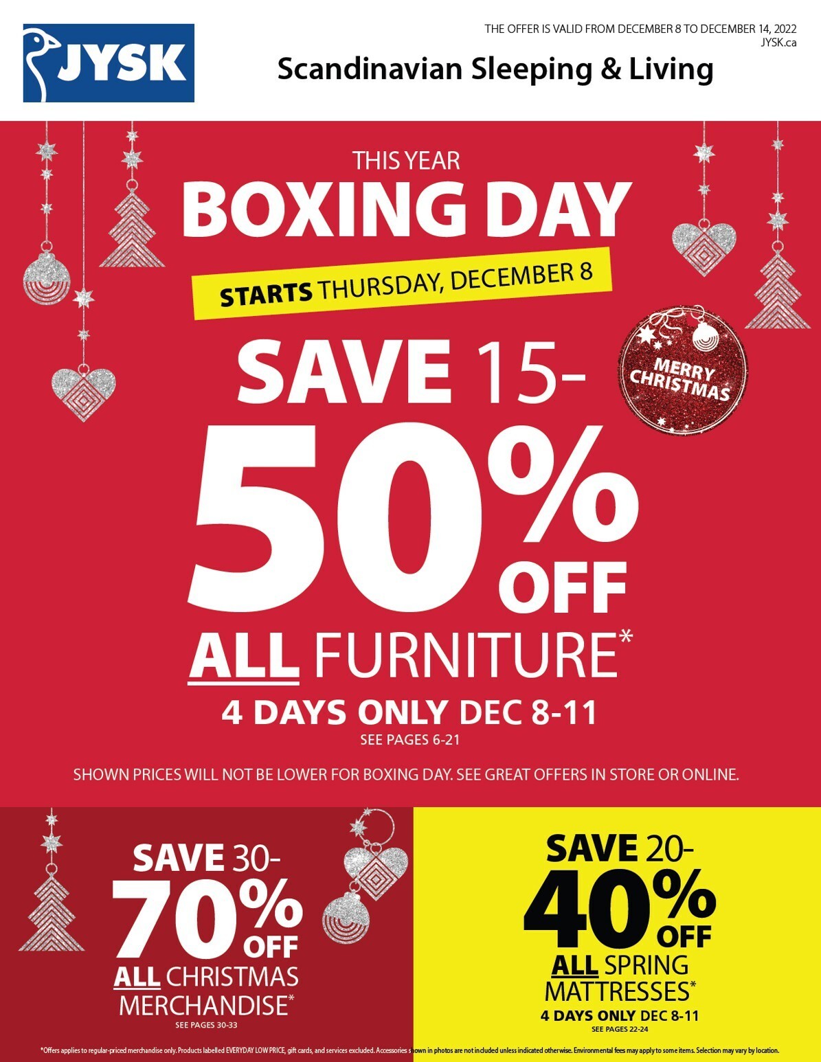 JYSK Flyer from December 8