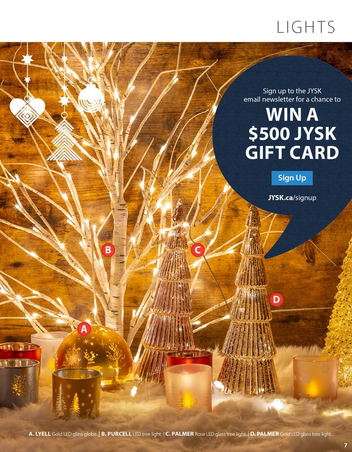 JYSK Holiday Flyer from December 7