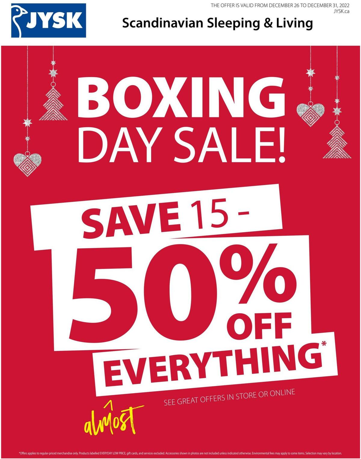 JYSK Flyer from December 26