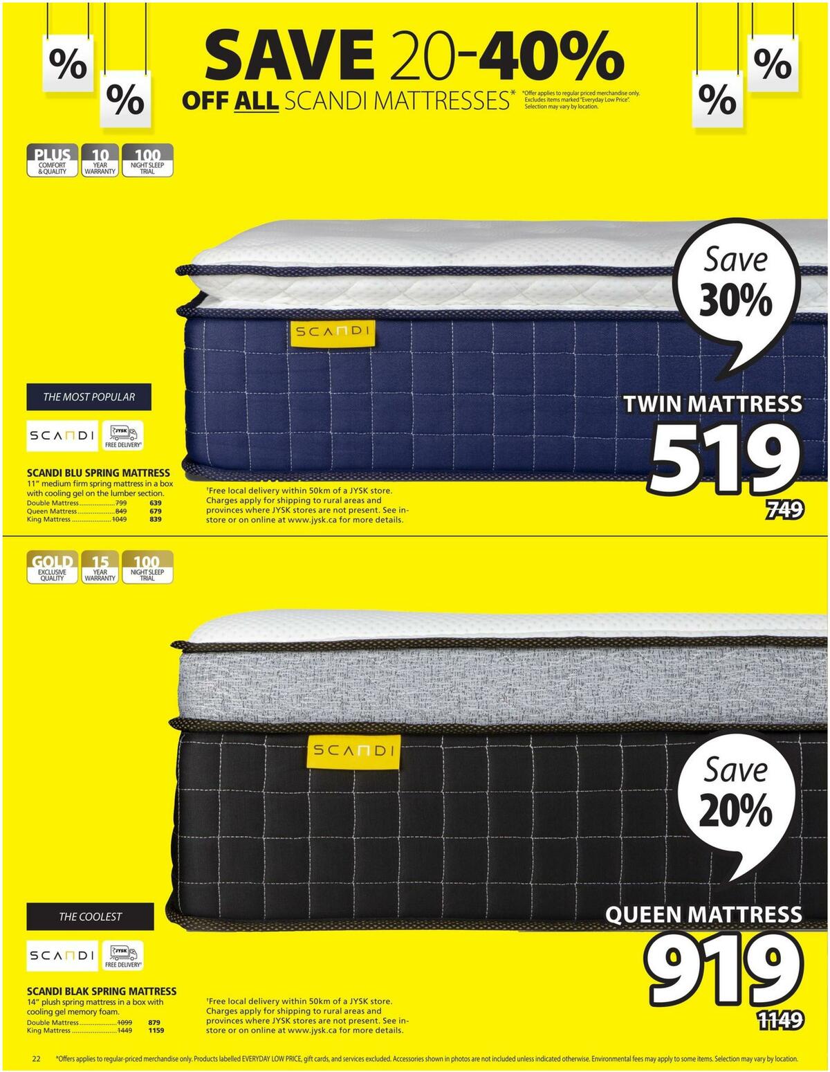 JYSK Flyer from February 2