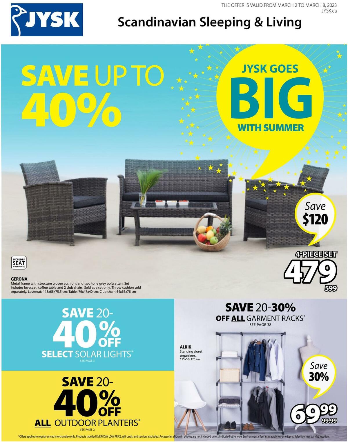 JYSK Flyer from March 2