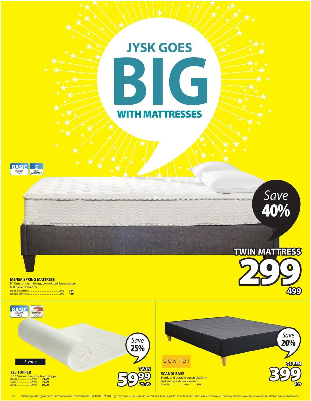 JYSK Flyer from March 2