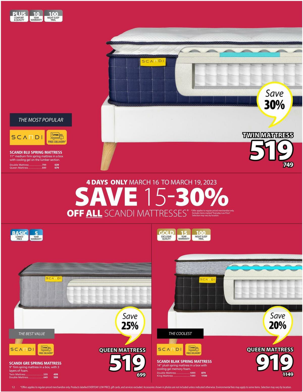 JYSK Flyer from March 16