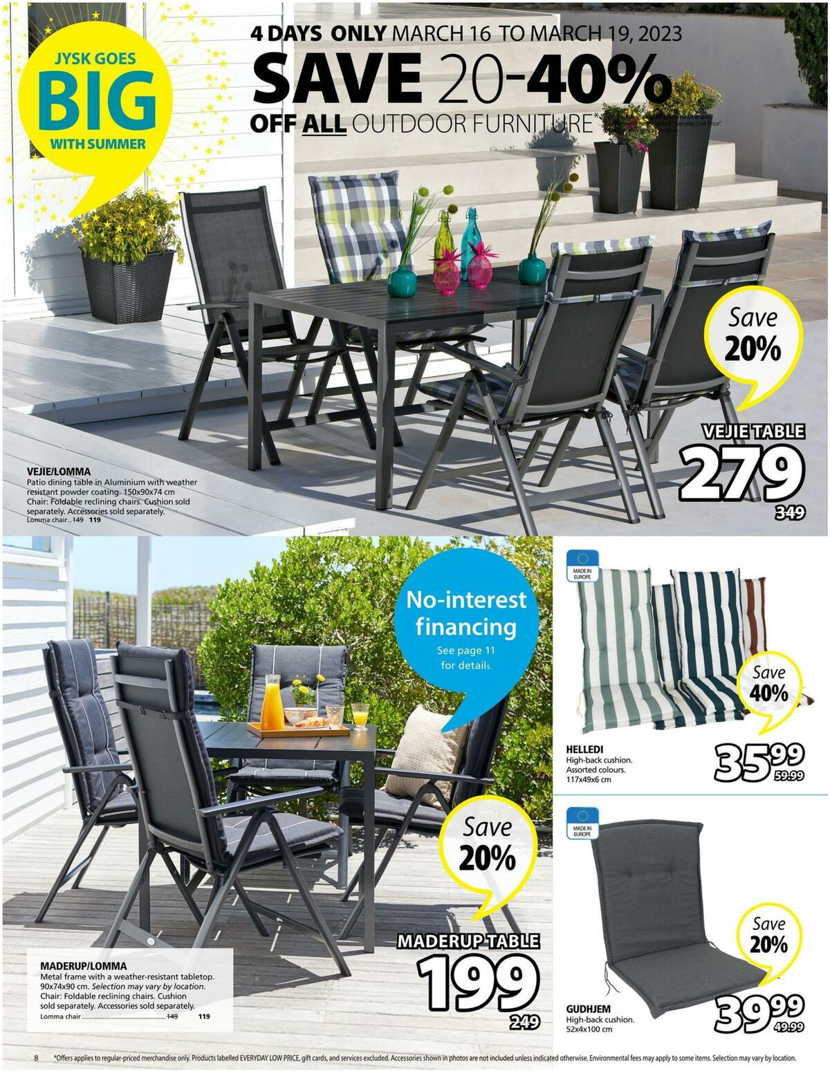 JYSK Flyer from March 16