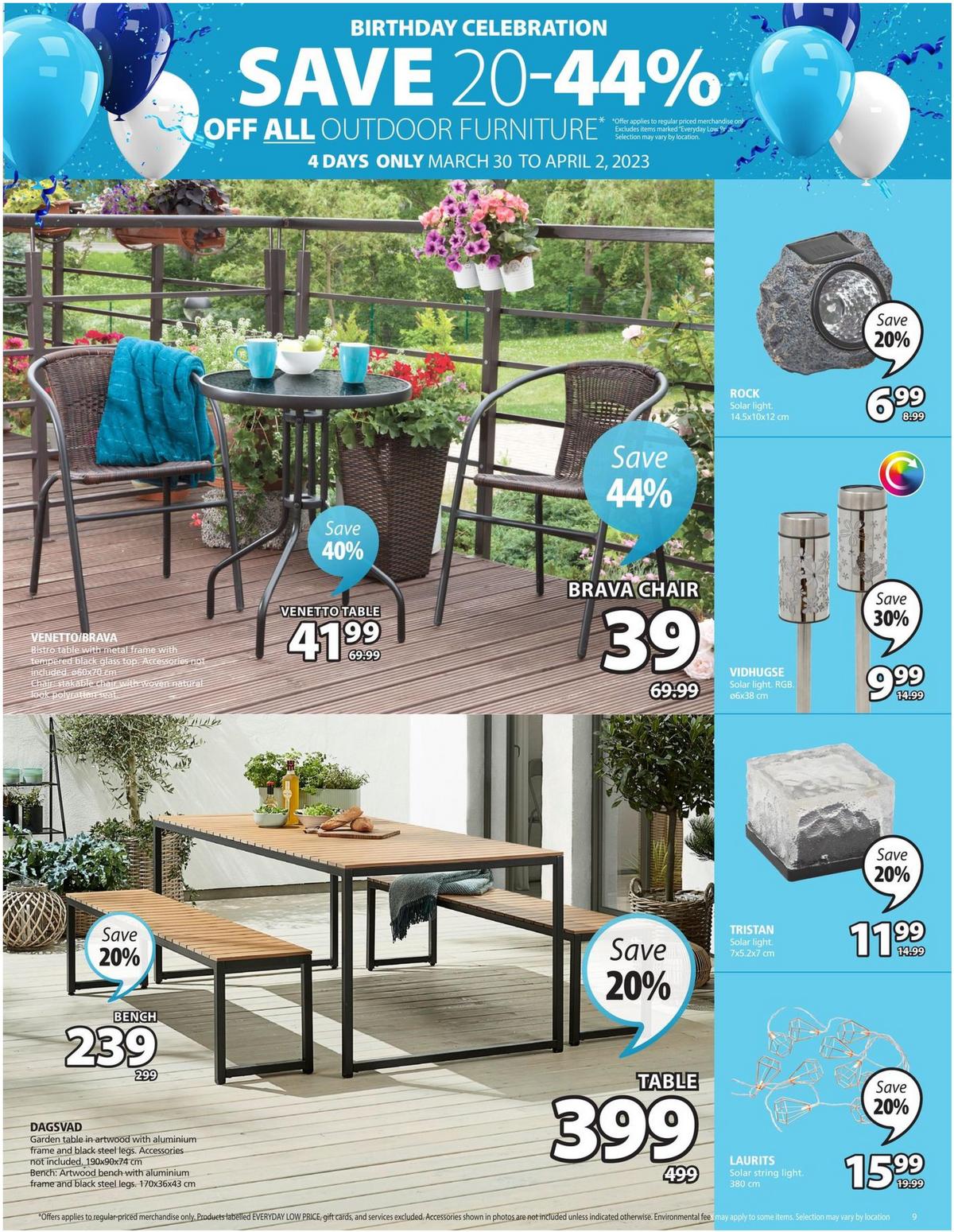 JYSK Flyer from March 30