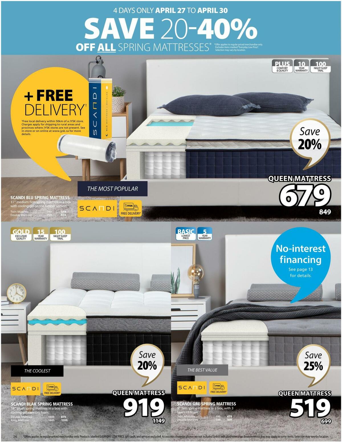 JYSK Flyer from April 27