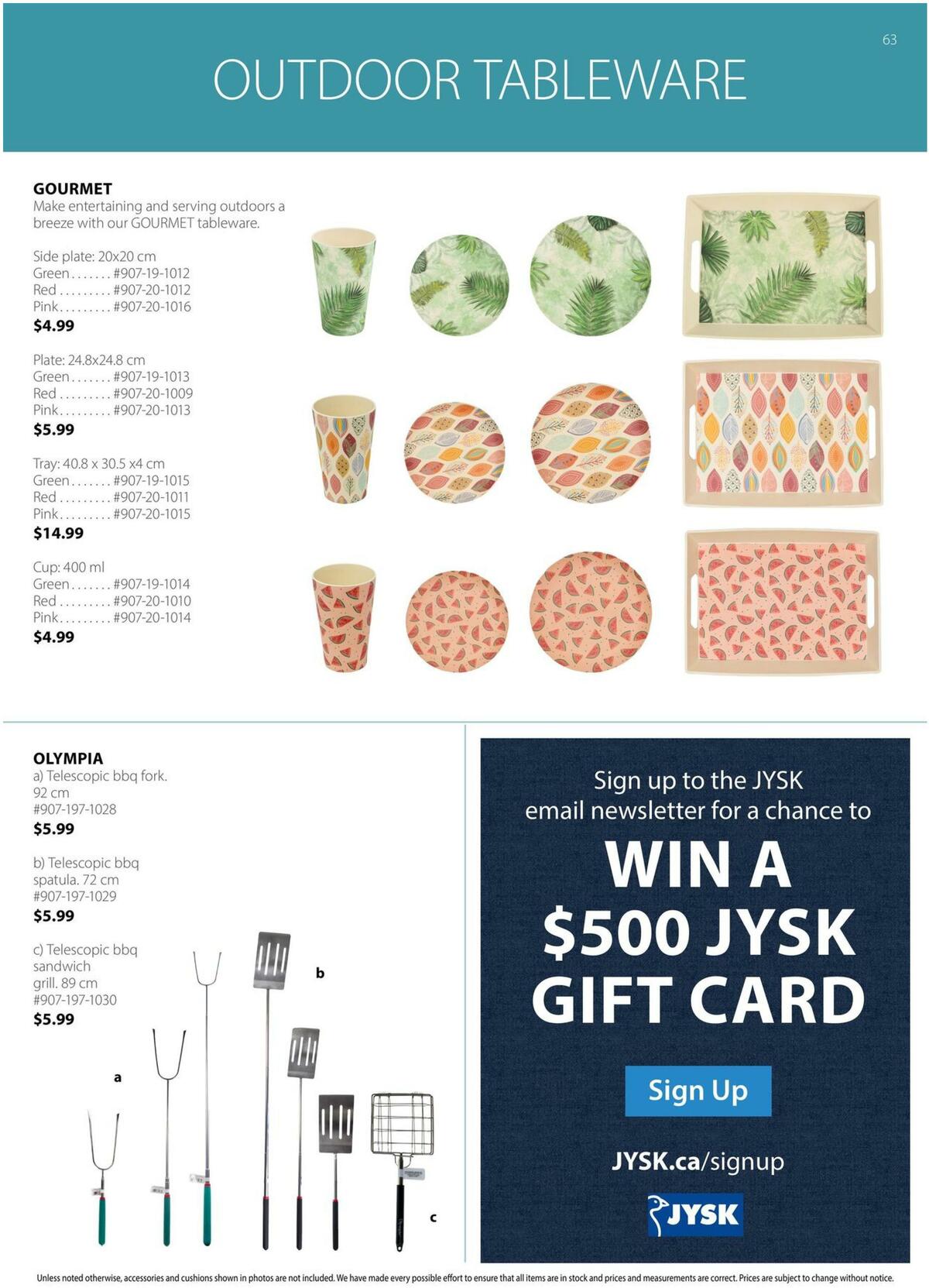 JYSK Summer Catalogue Flyer from May 5