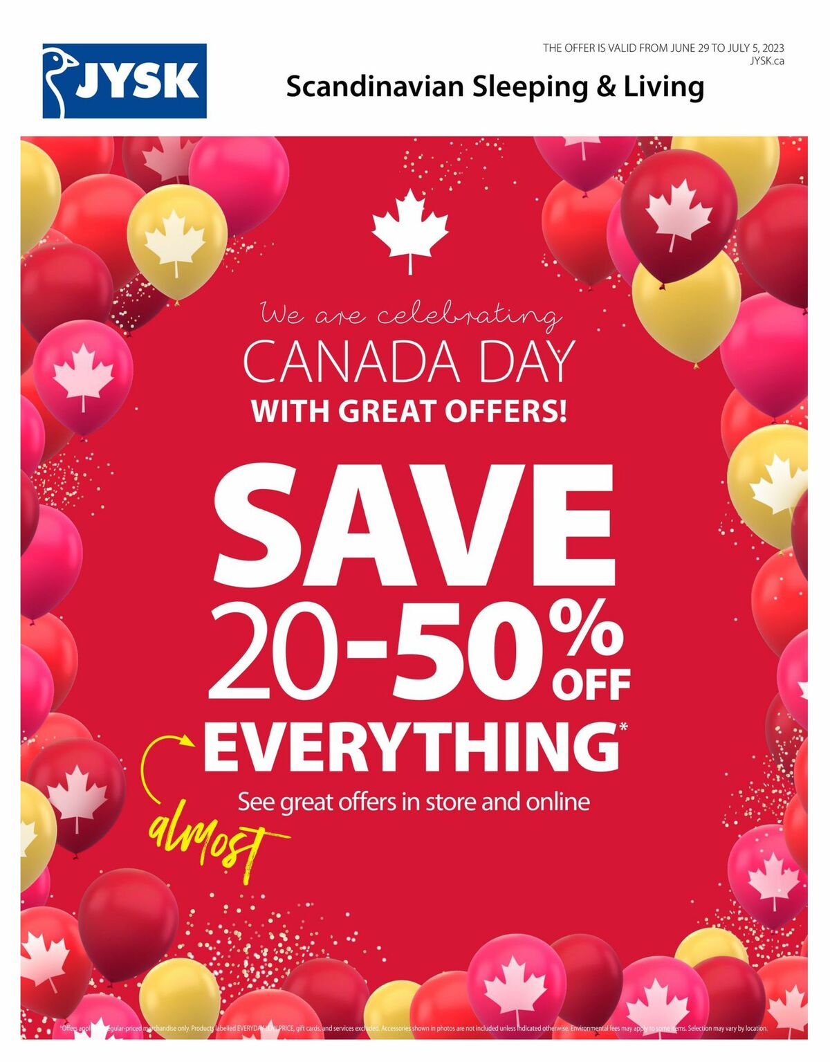 JYSK Flyer from June 29