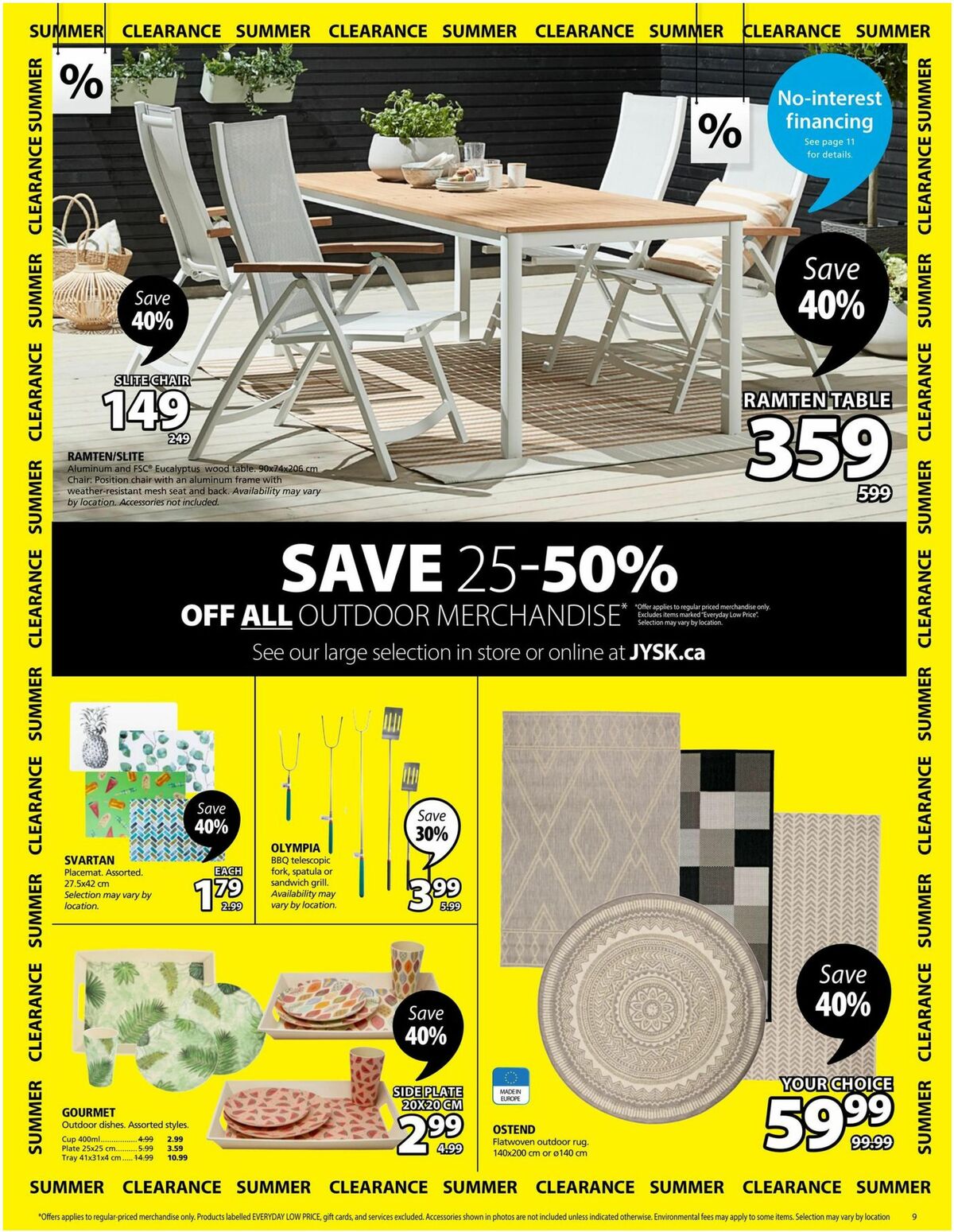 JYSK Flyer from July 20