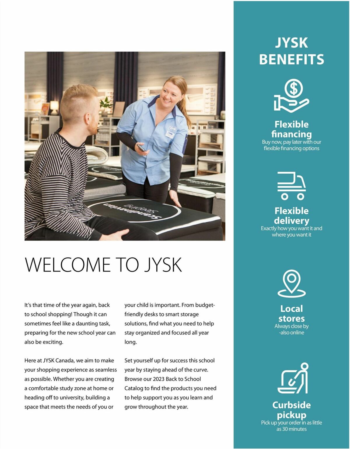 JYSK Back to School Flyer from July 21
