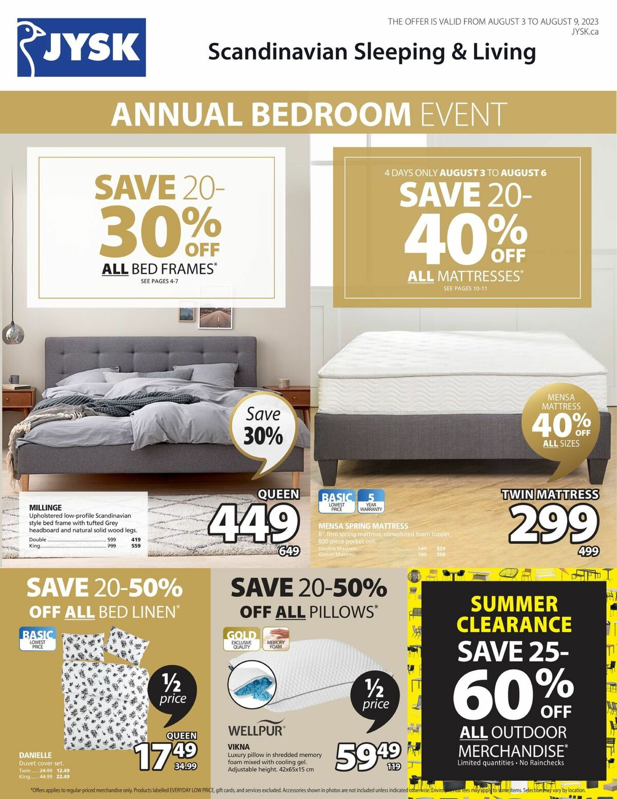 JYSK Flyer from August 3