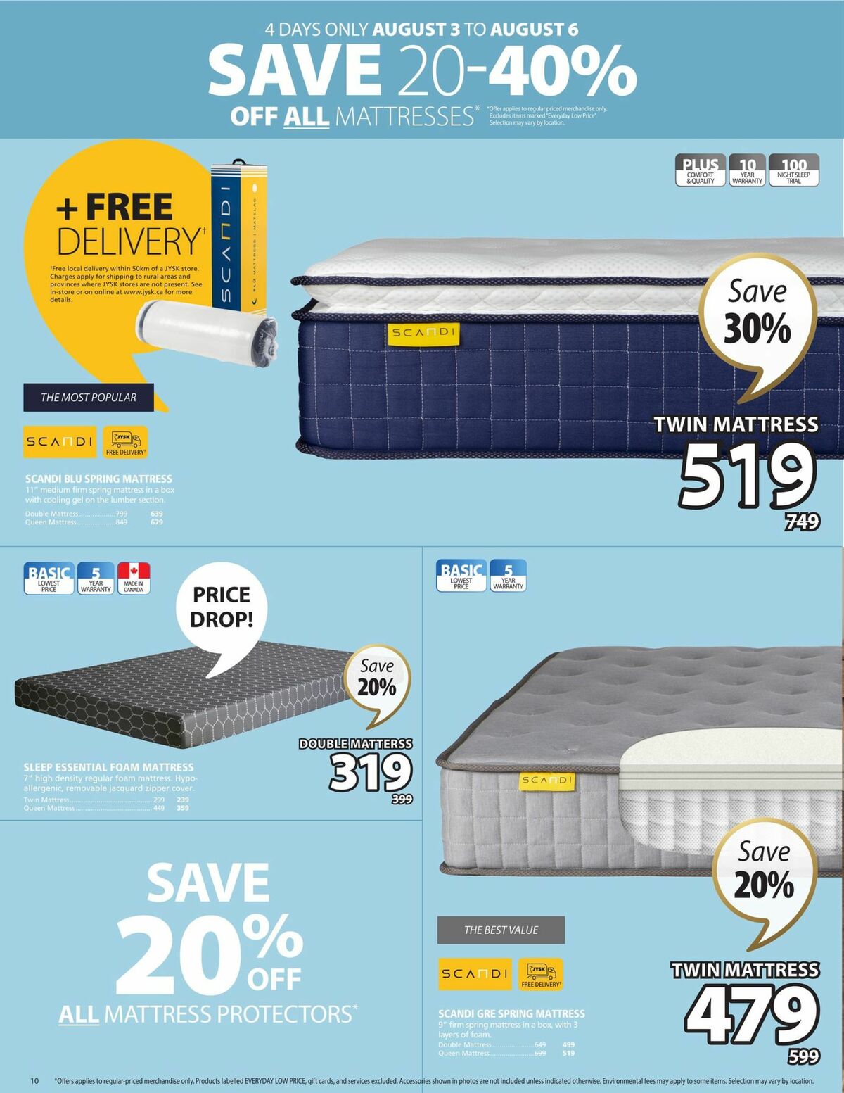 JYSK Flyer from August 3