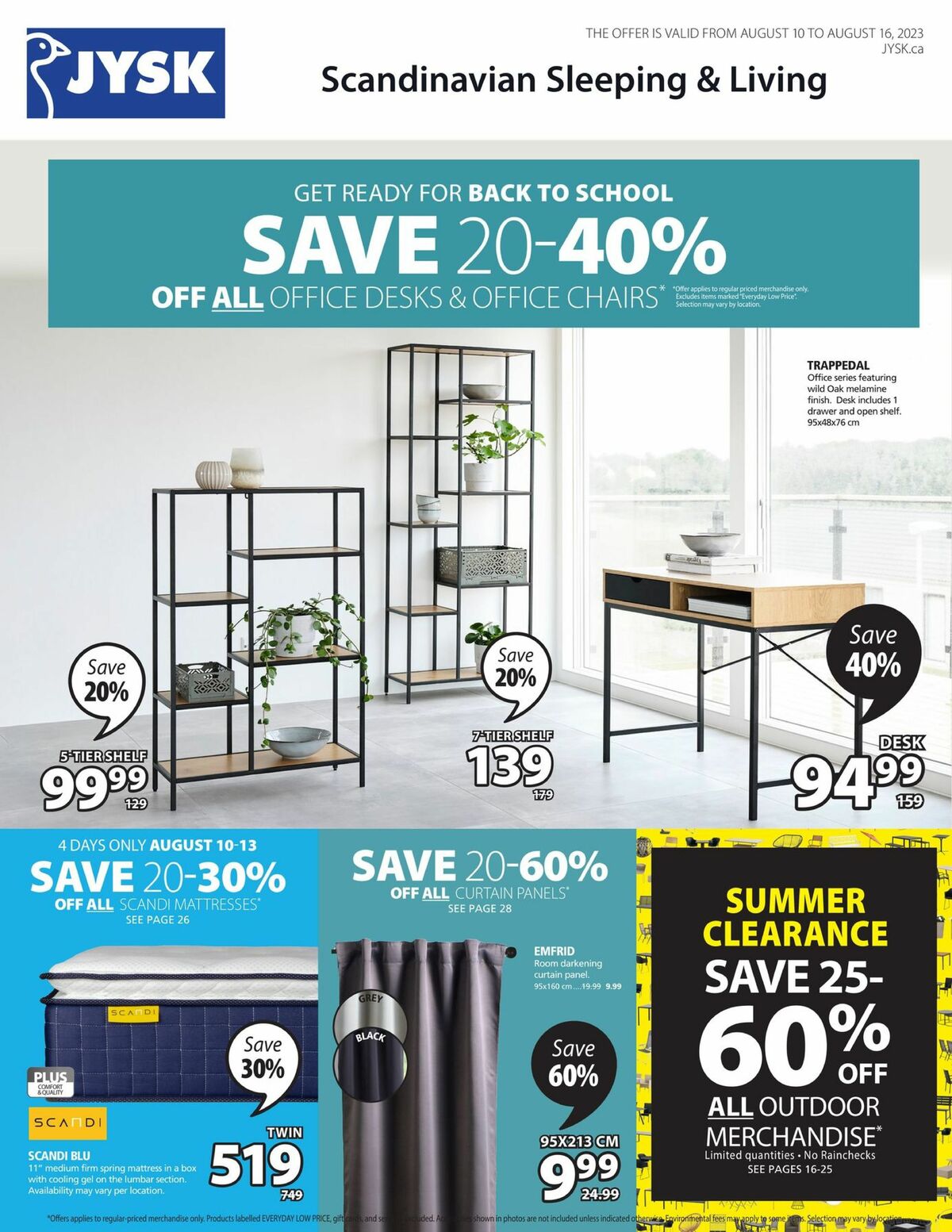 JYSK Flyer from August 10