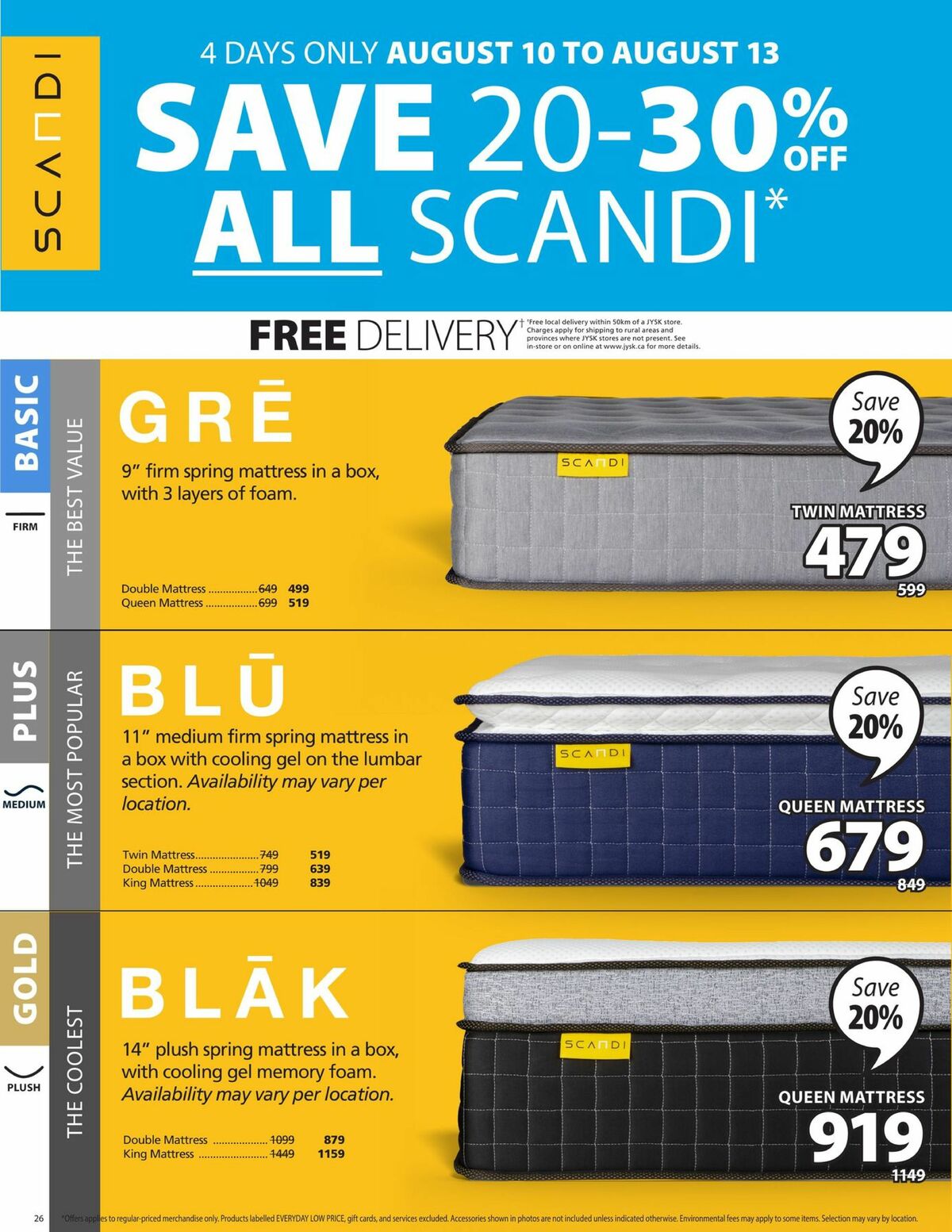 JYSK Flyer from August 10