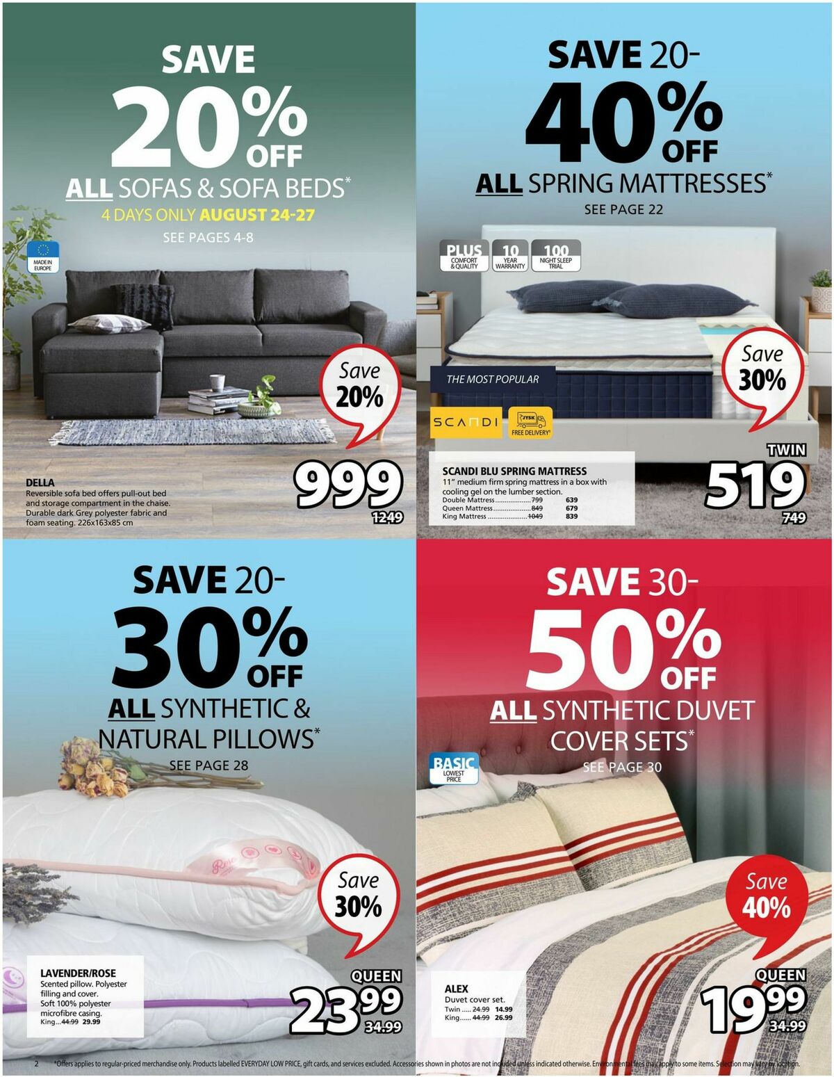 JYSK Flyer from August 24