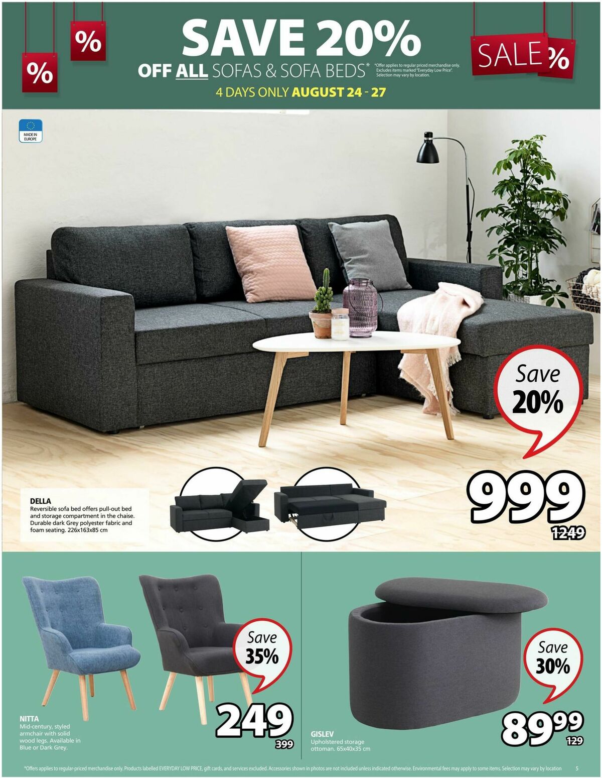 JYSK Flyer from August 24