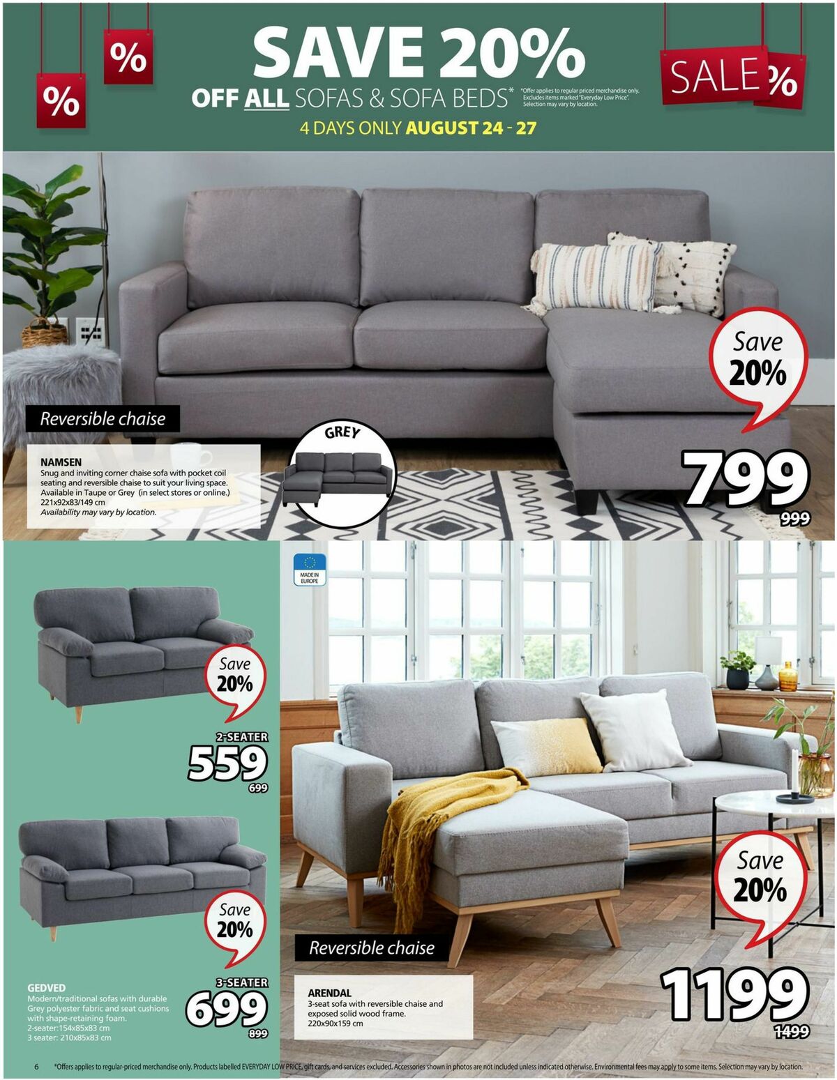 JYSK Flyer from August 24