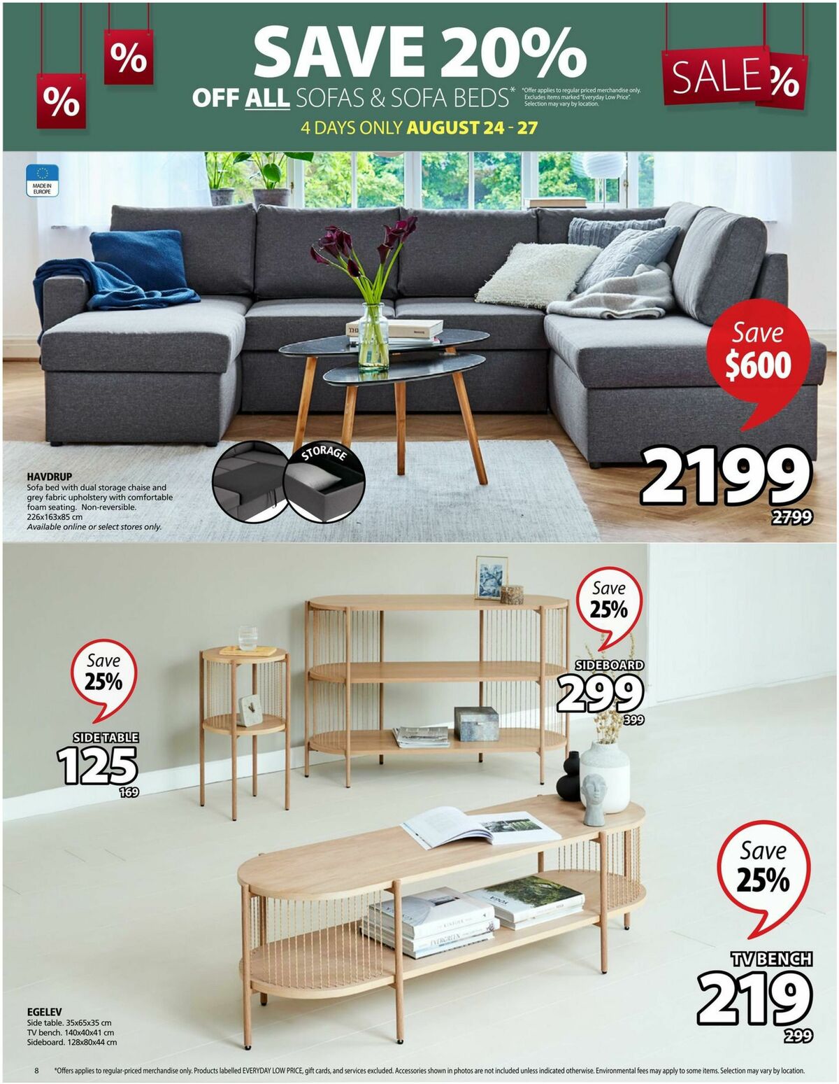 JYSK Flyer from August 24