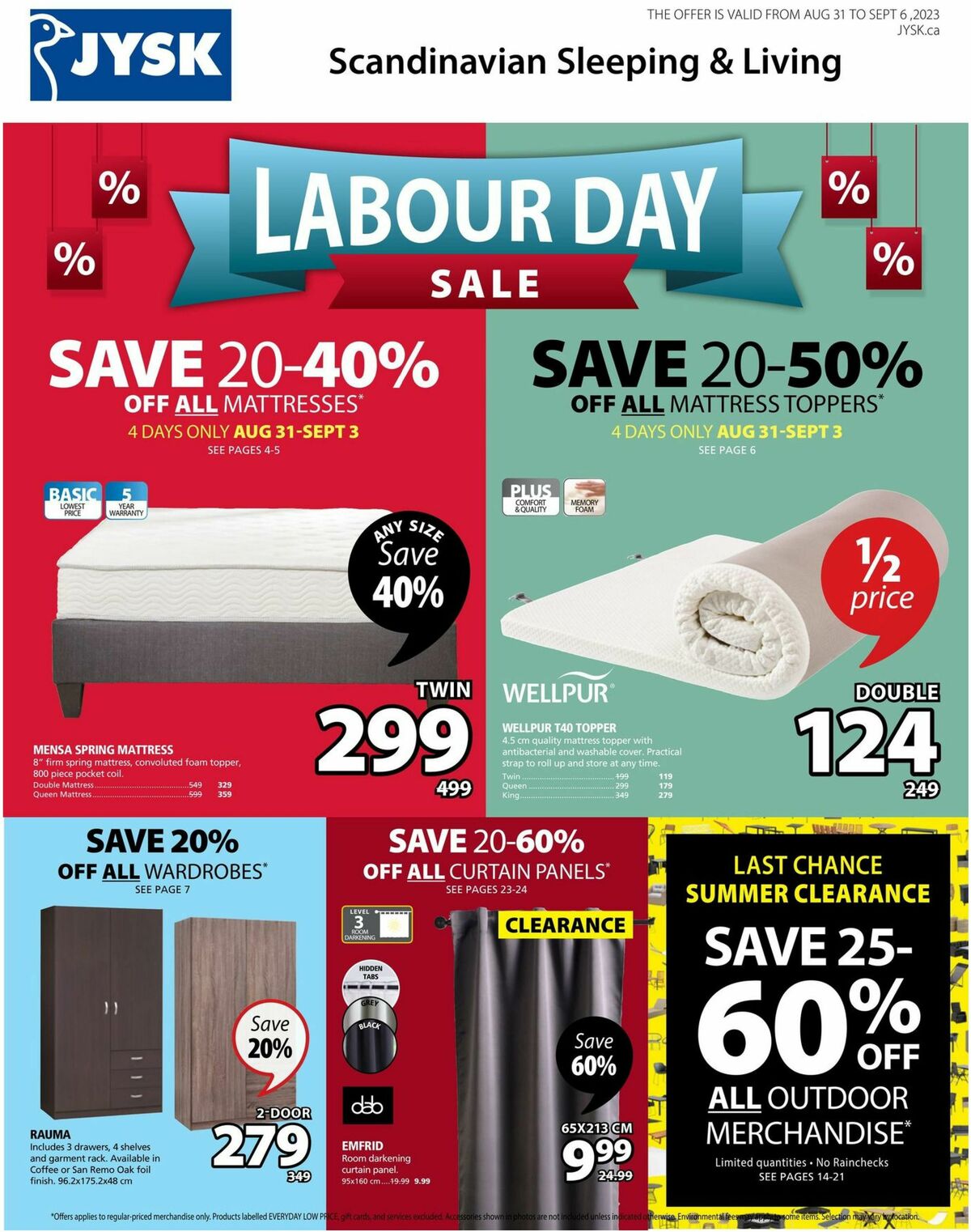 JYSK Flyer from August 31