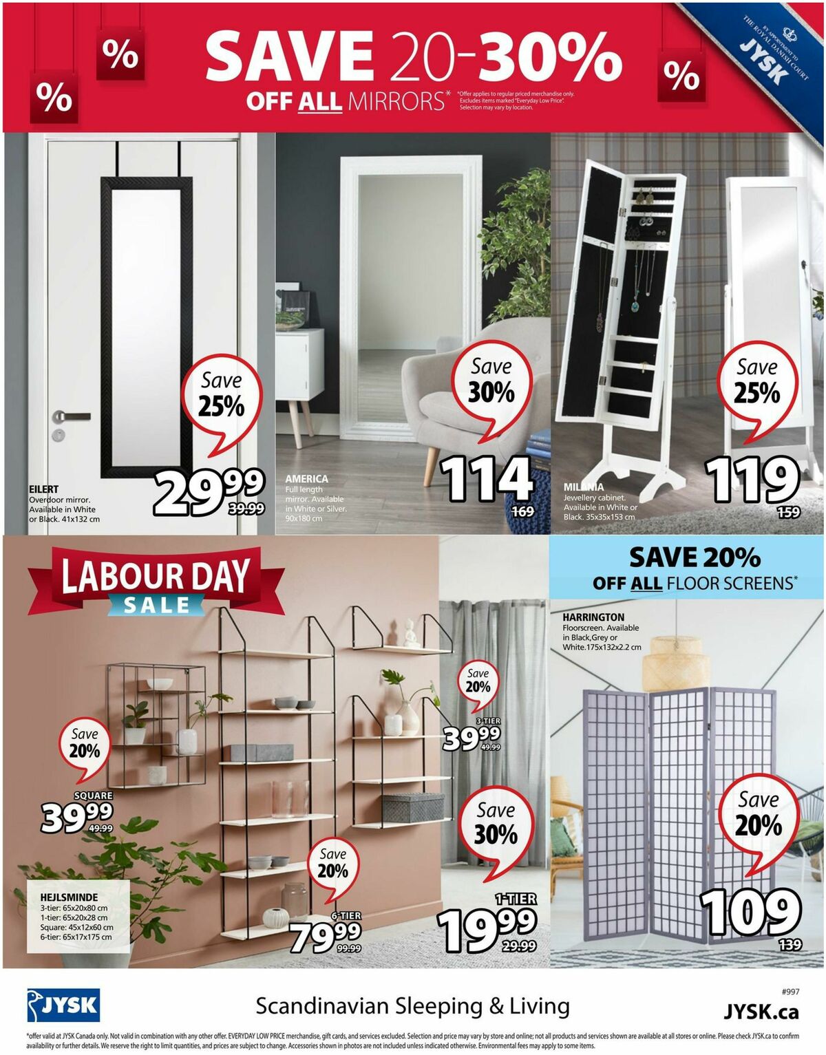 JYSK Flyer from August 31