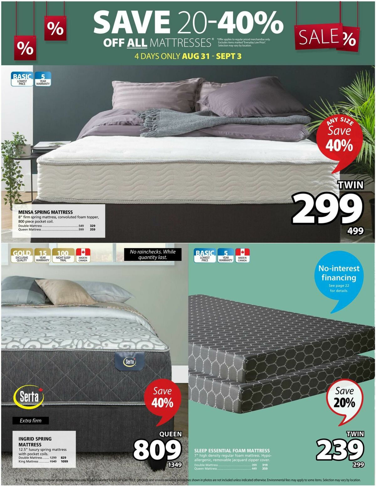 JYSK Flyer from August 31